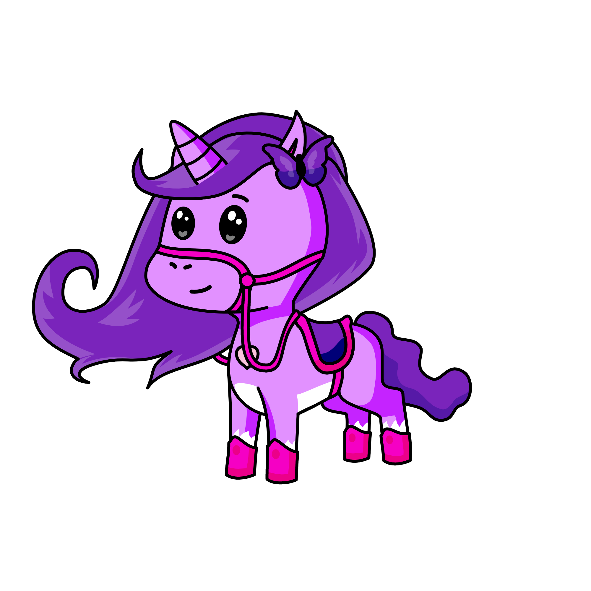 Cuddles, the unicorn