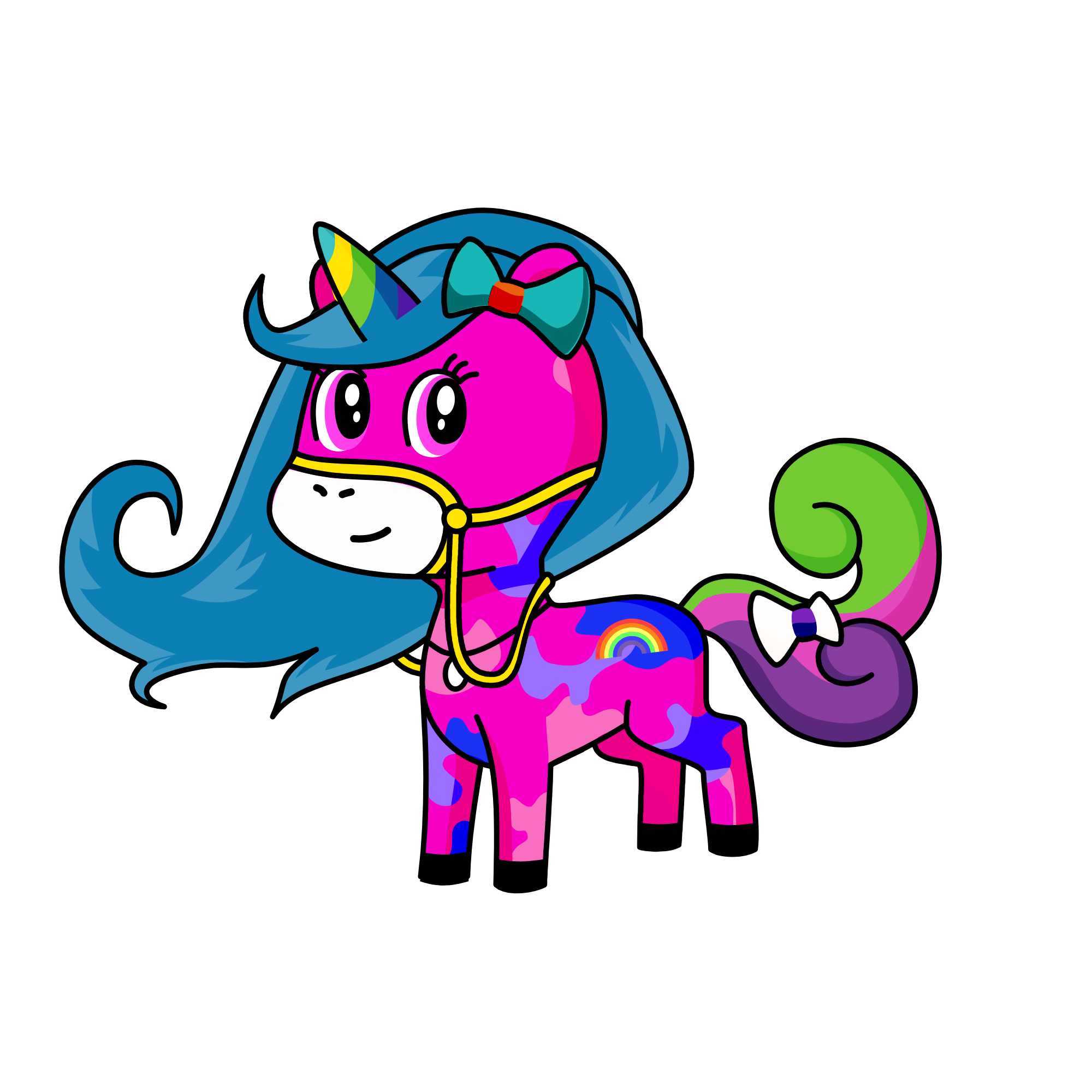 ㄘ, the unicorn