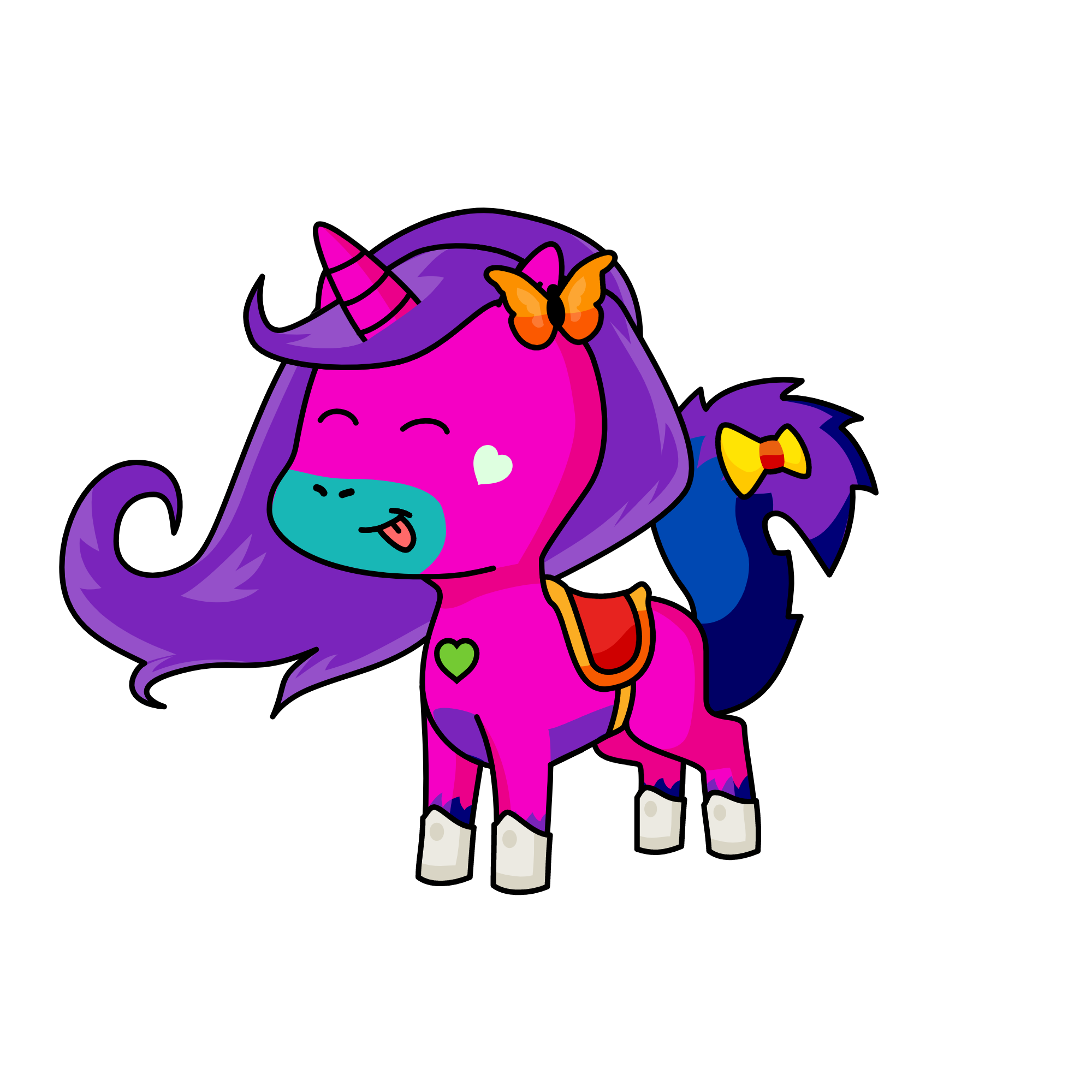 LOVEY, the unicorn