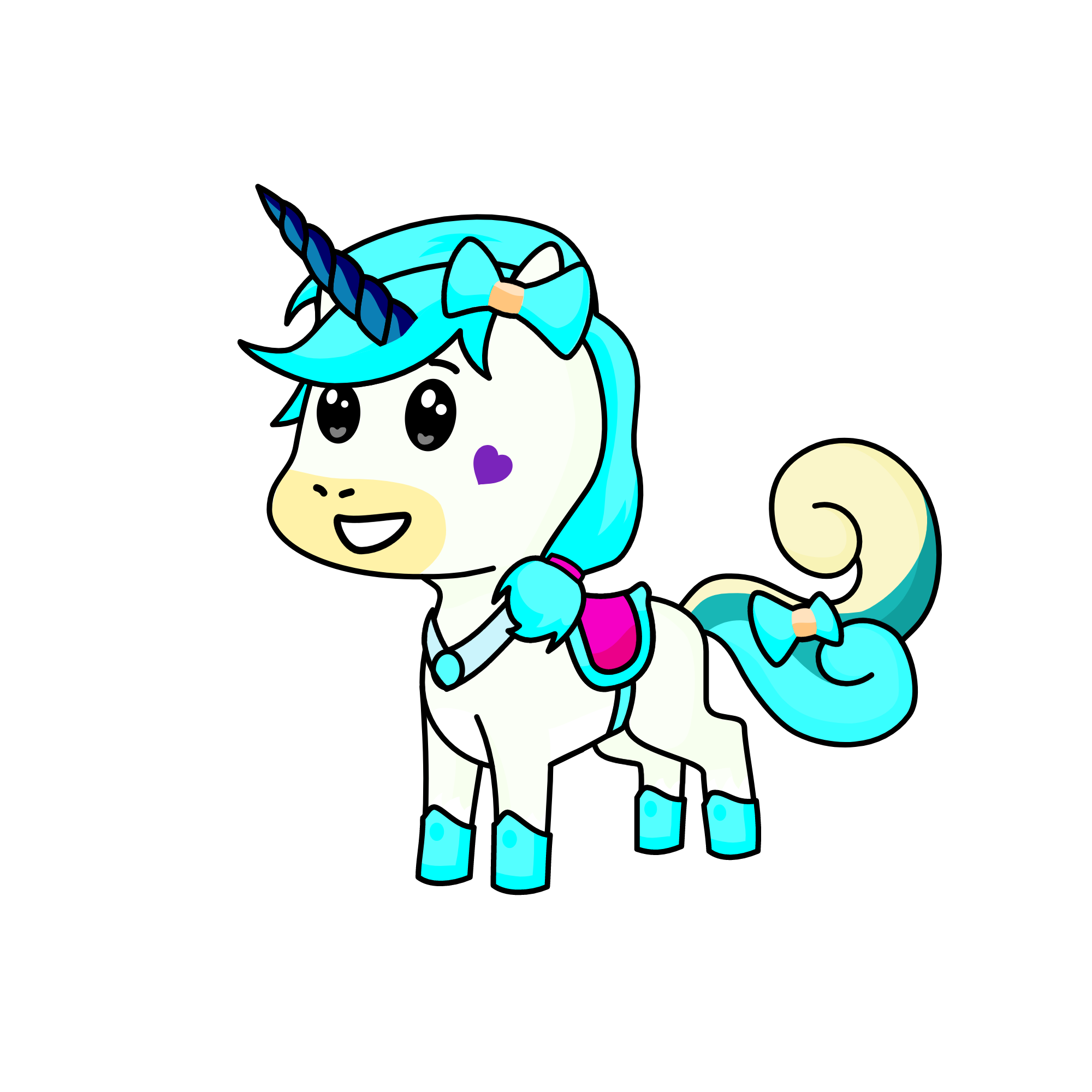 Winter, the unicorn