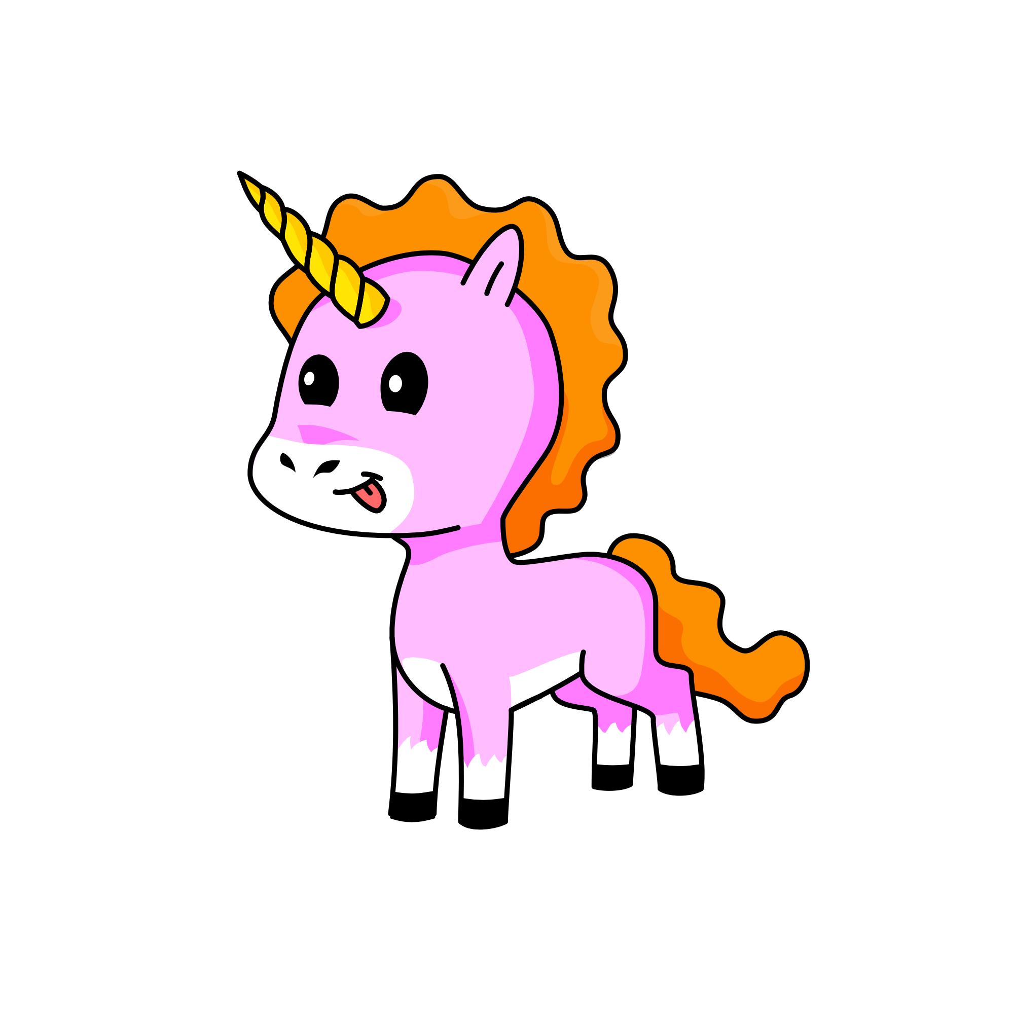 ginger, the unicorn