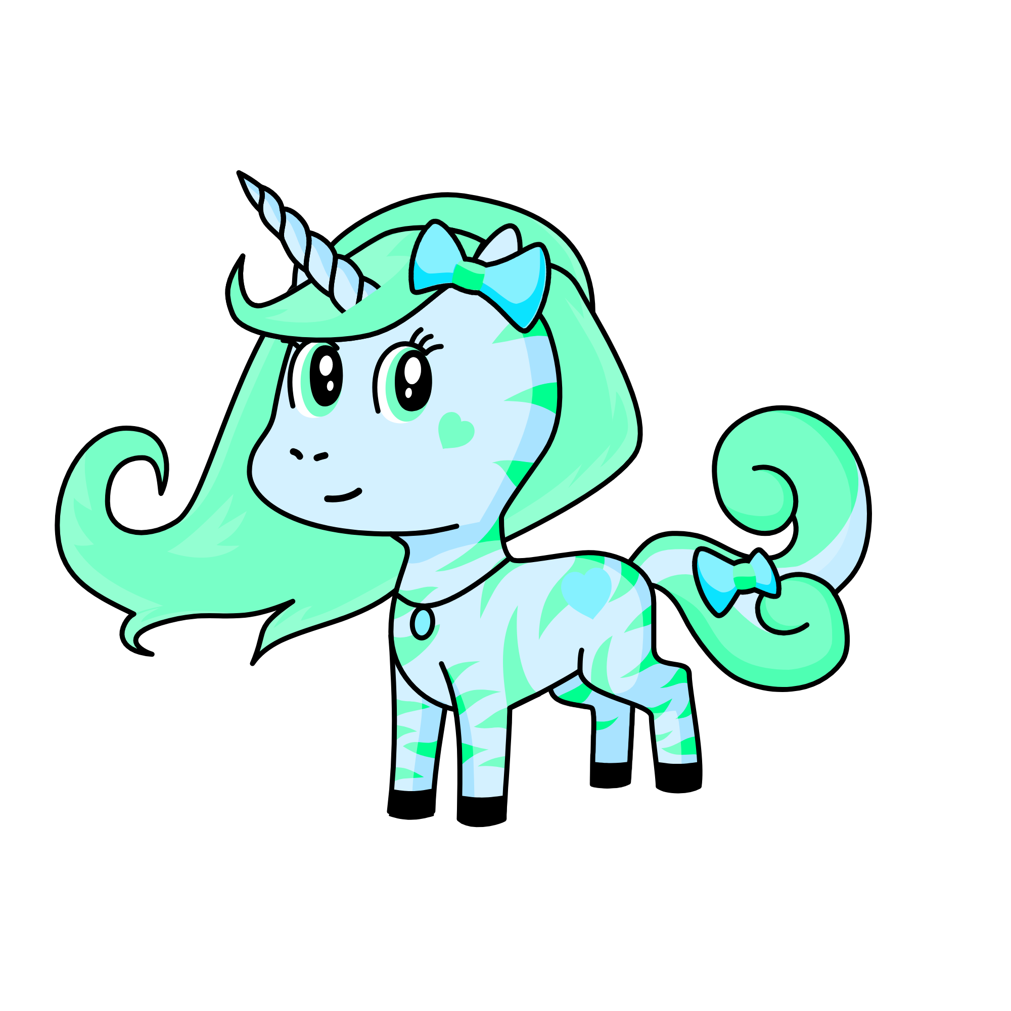 Princess Minty, the unicorn