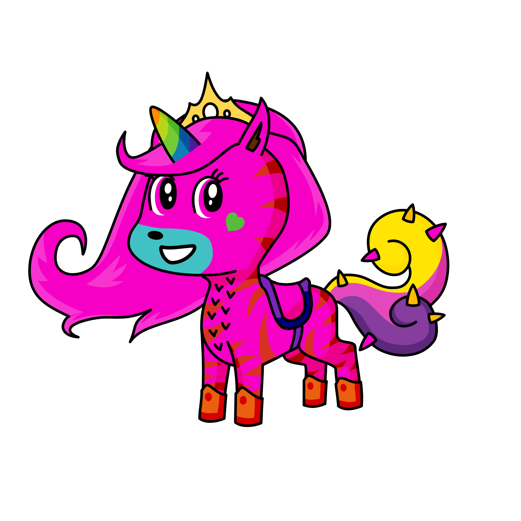 heneiciyablakes, the unicorn