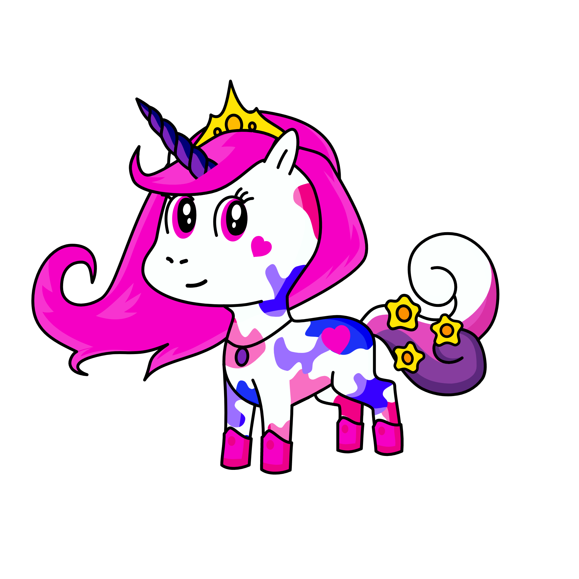 Shiny, the unicorn