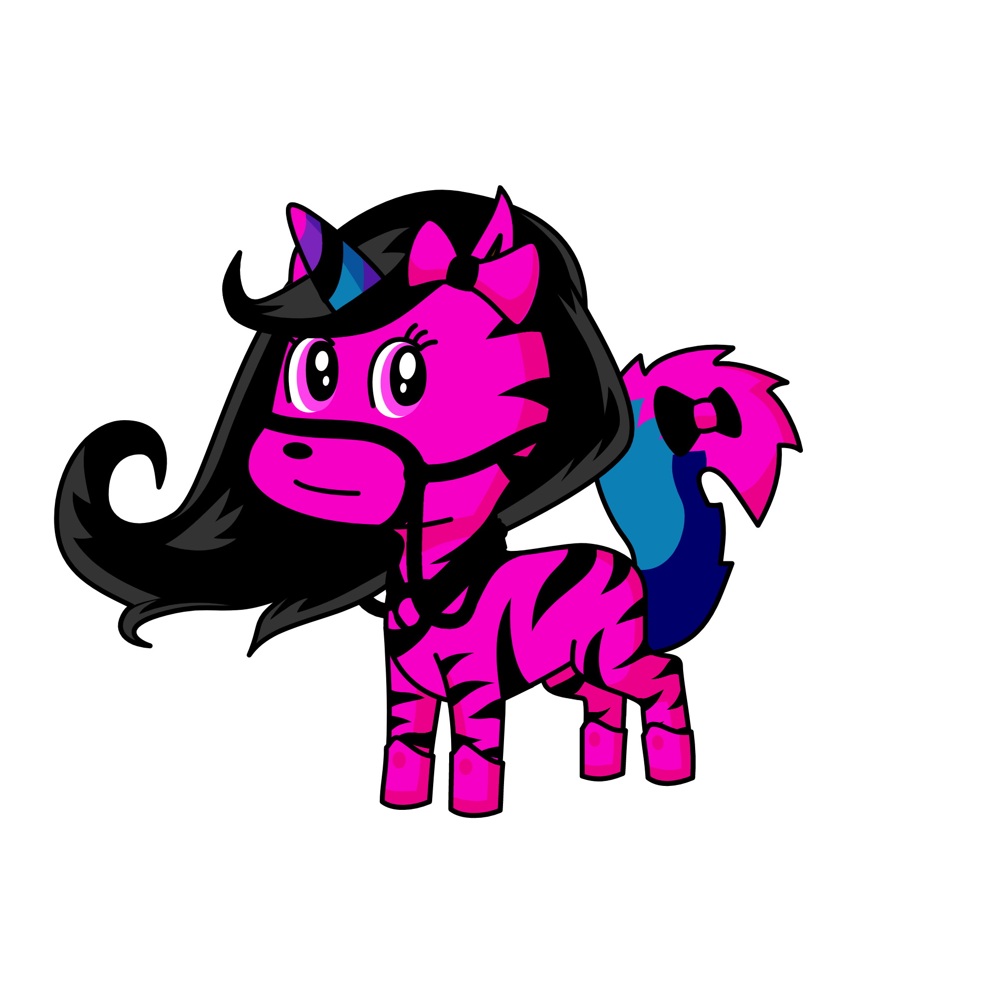 Braille, the unicorn