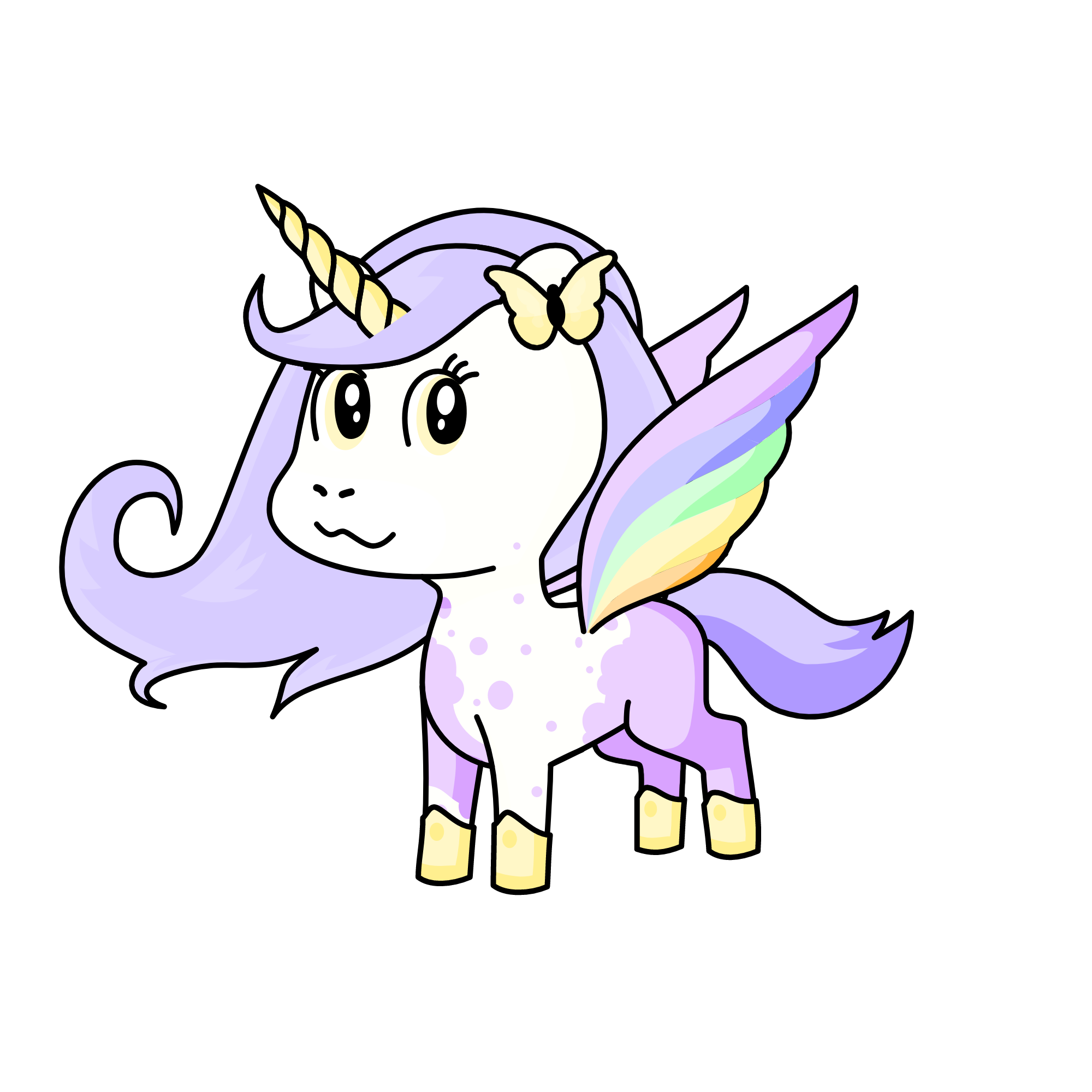 Marshmallow, the unicorn
