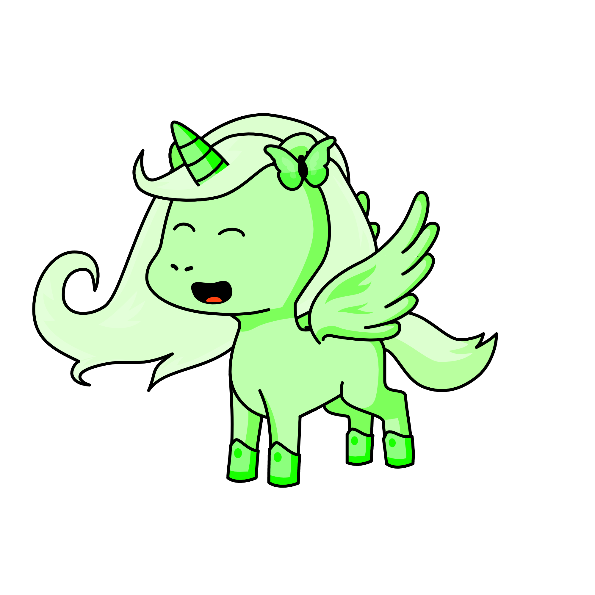 Qeen bee, the unicorn
