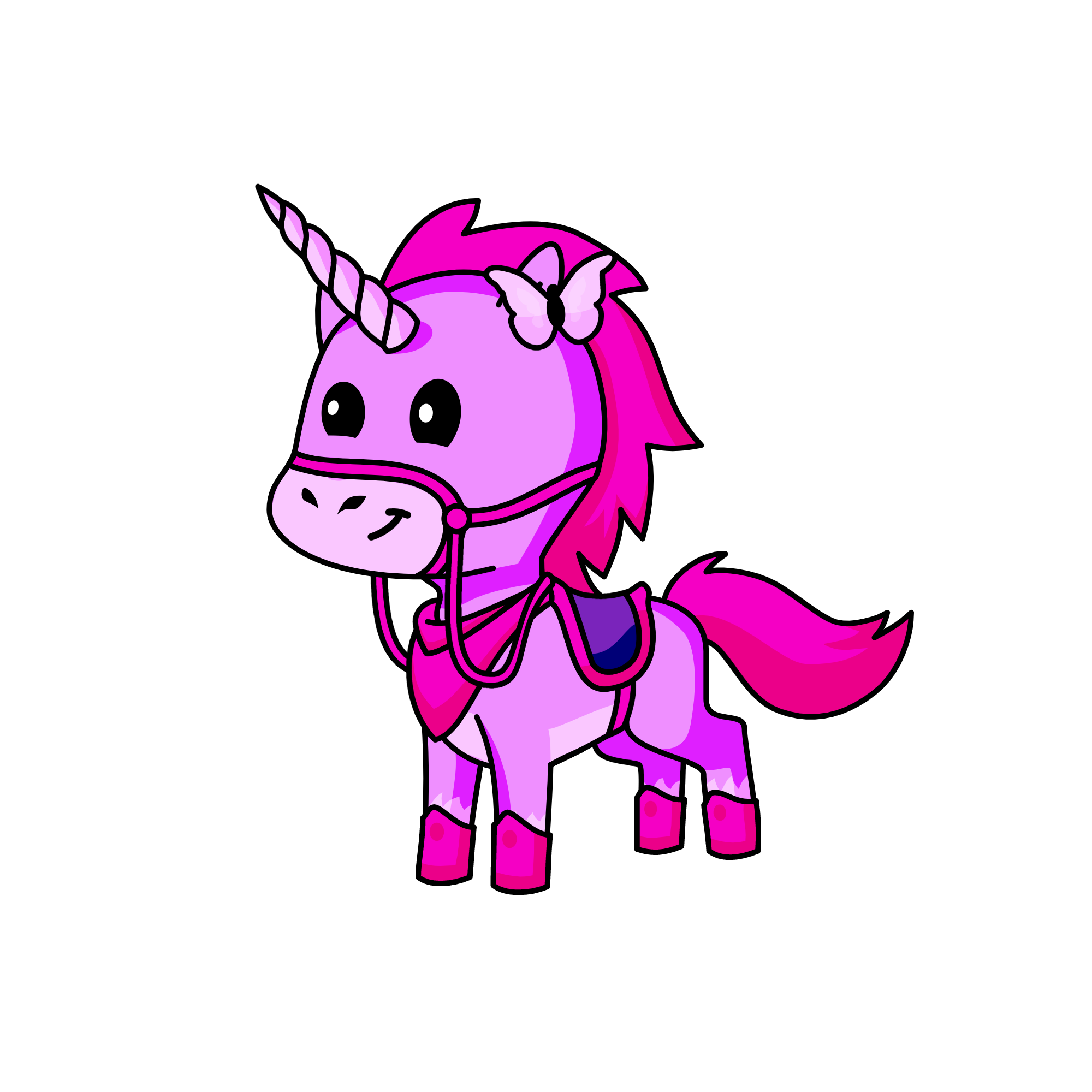Pink a corn 3, the unicorn
