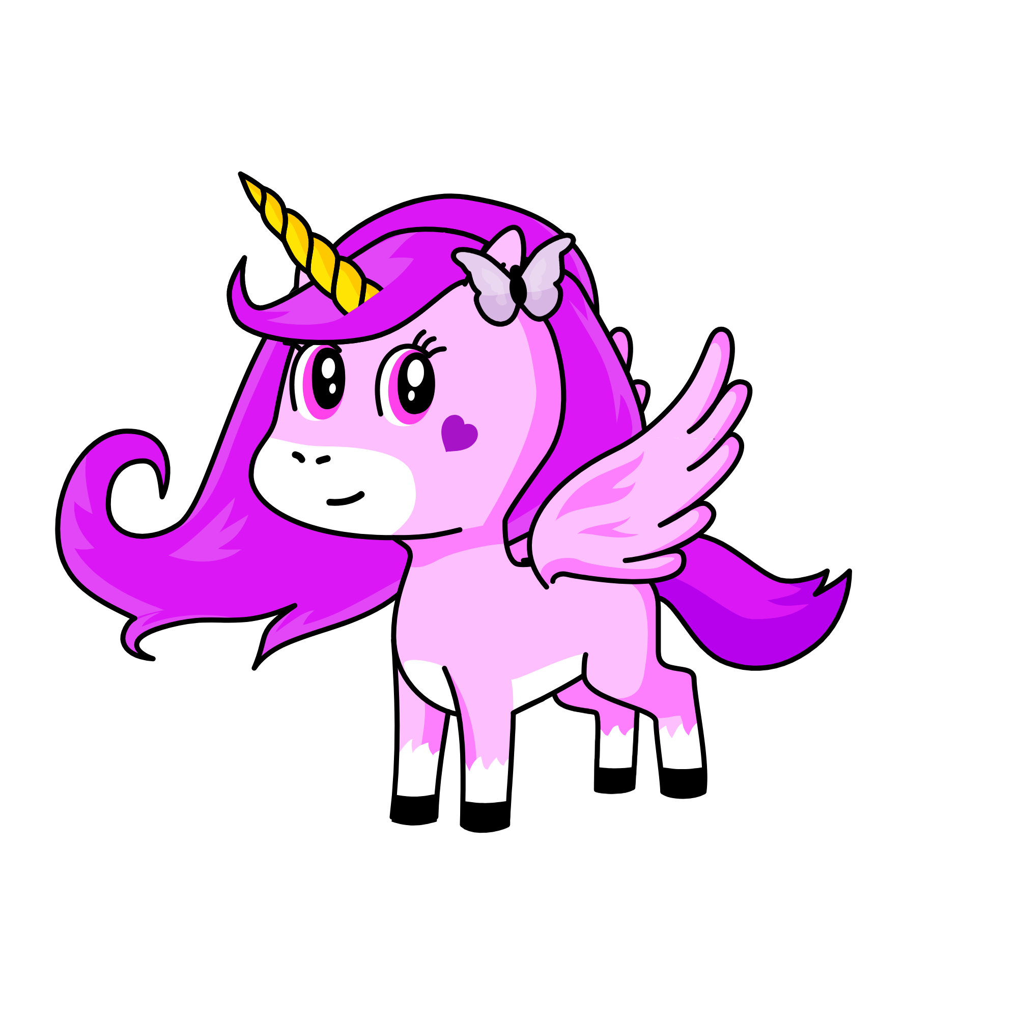 pinky, the unicorn