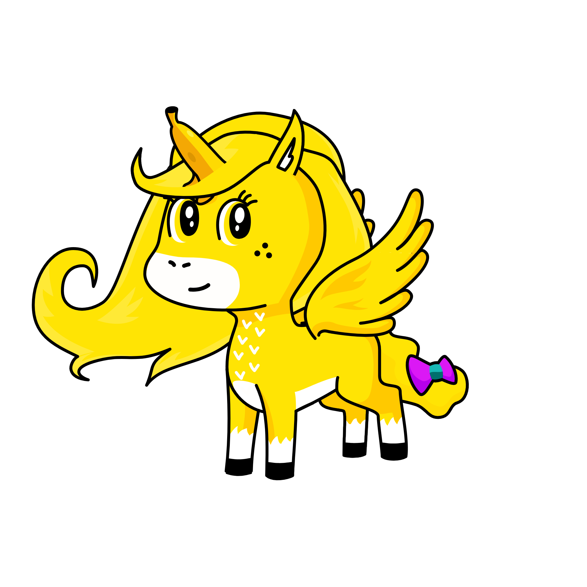 banana , the unicorn
