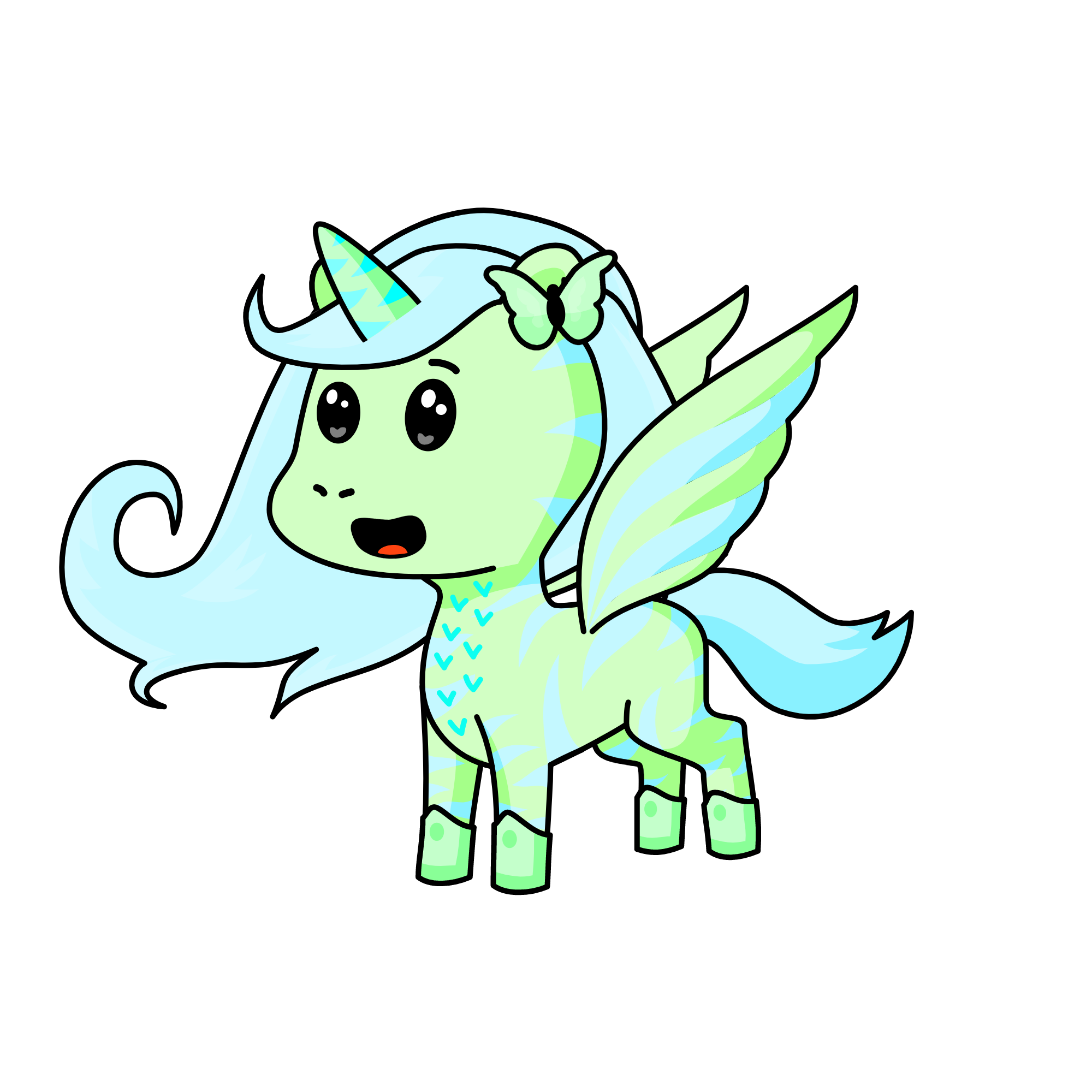 princesa rainbow, the unicorn