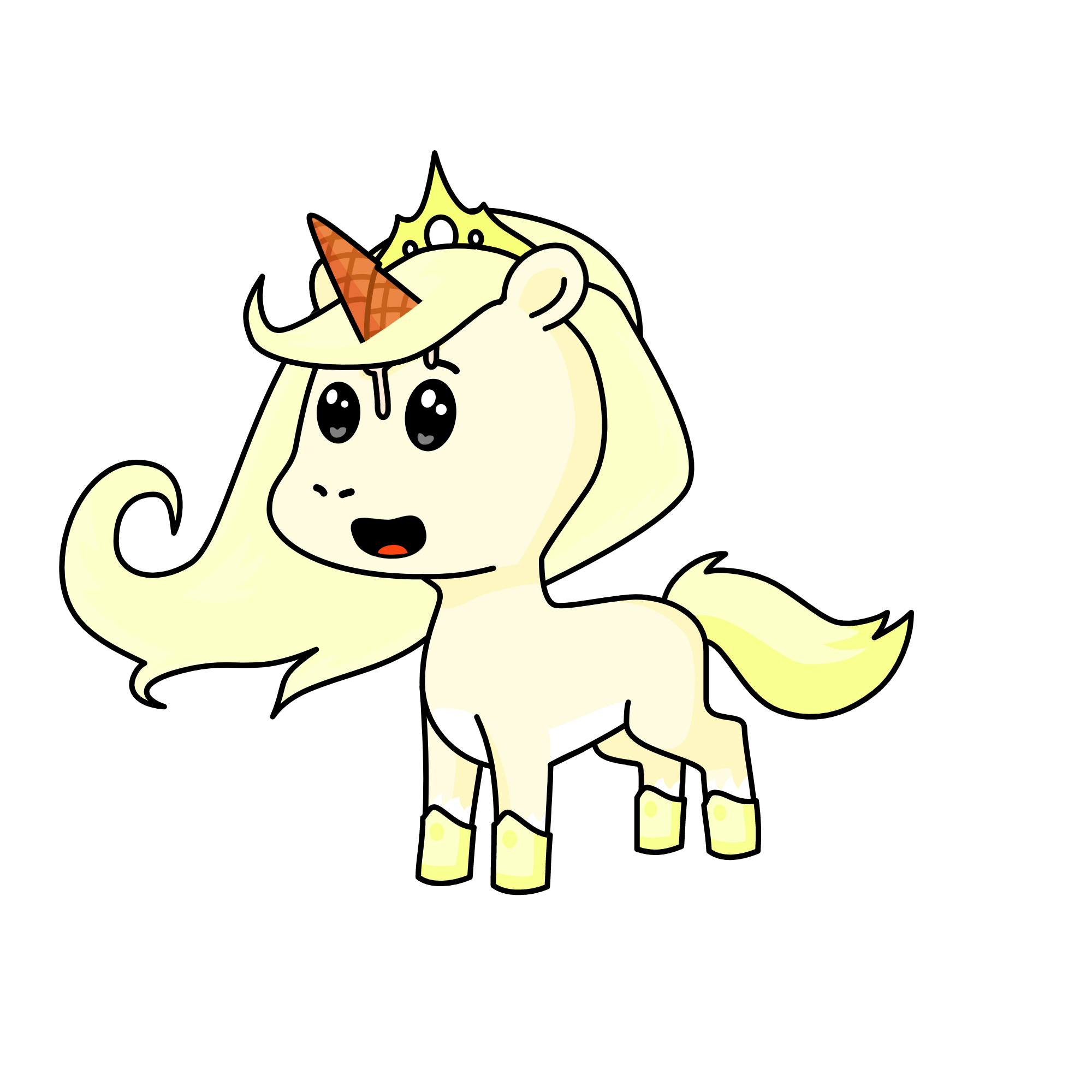 Crema, the unicorn