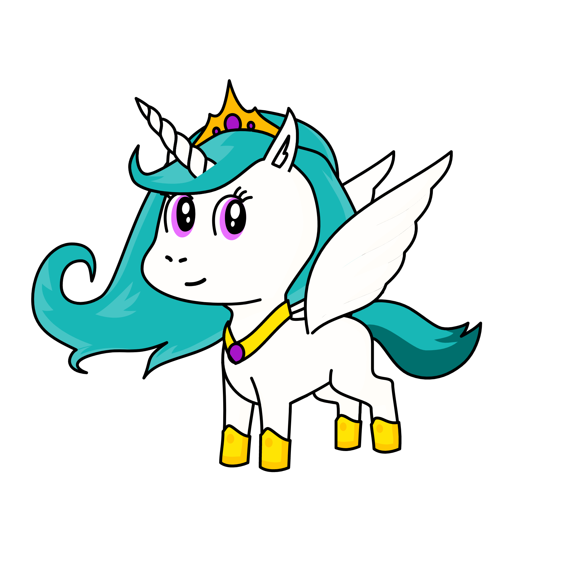 Celestia, the unicorn