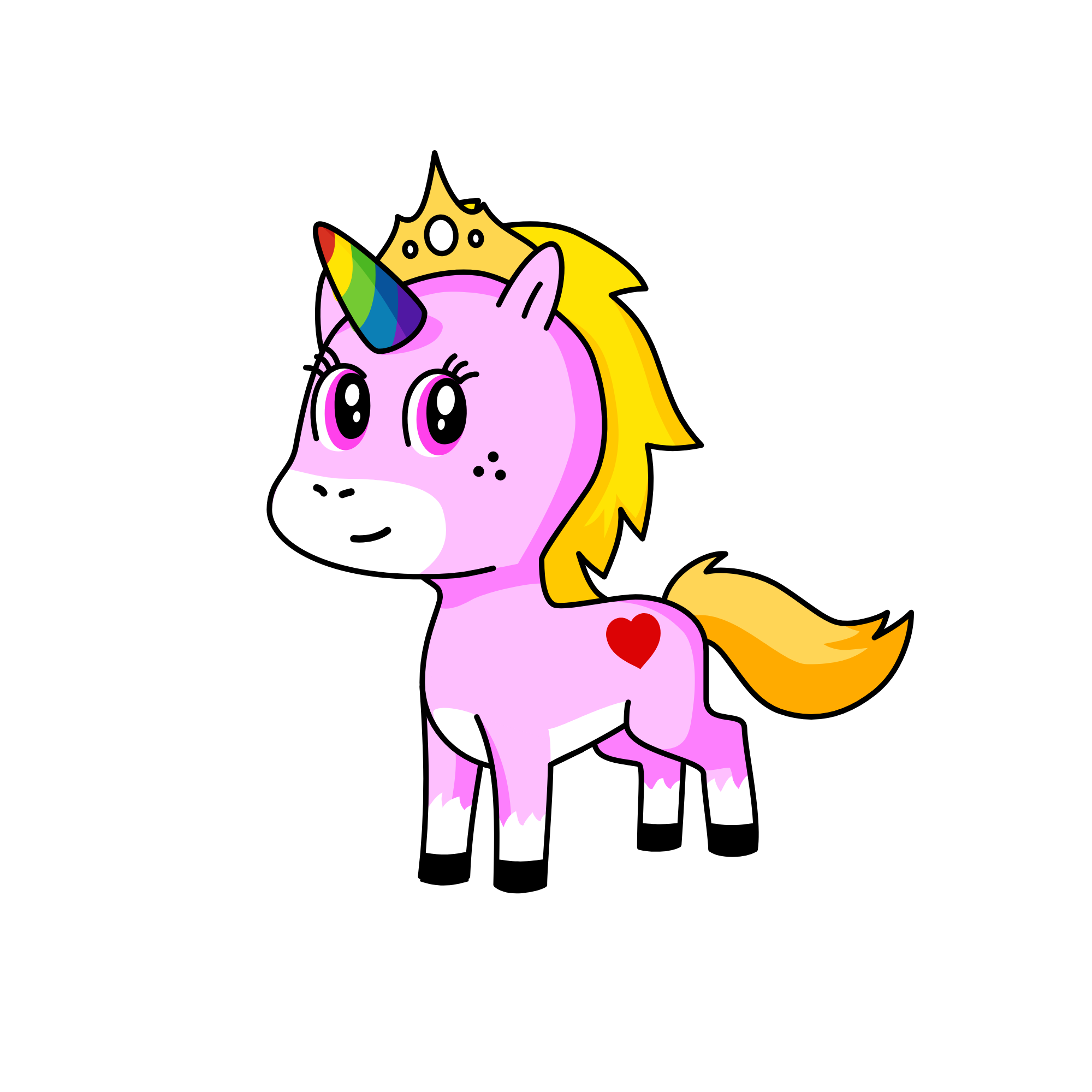 princess elsa, the unicorn