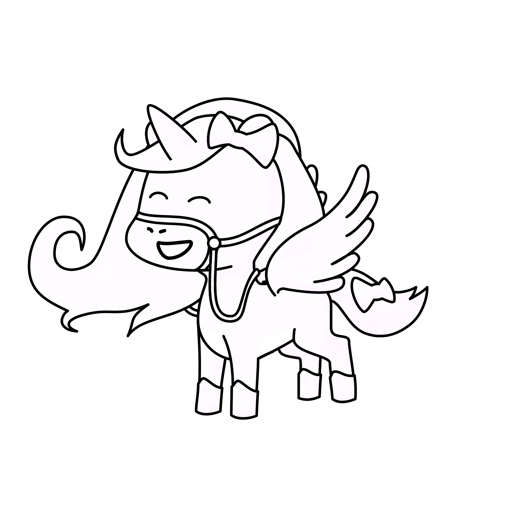 Snoweoy, the unicorn
