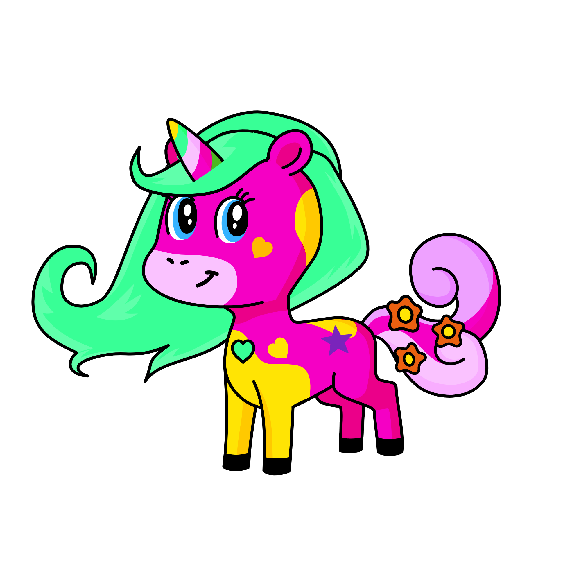 Sunshine, the unicorn