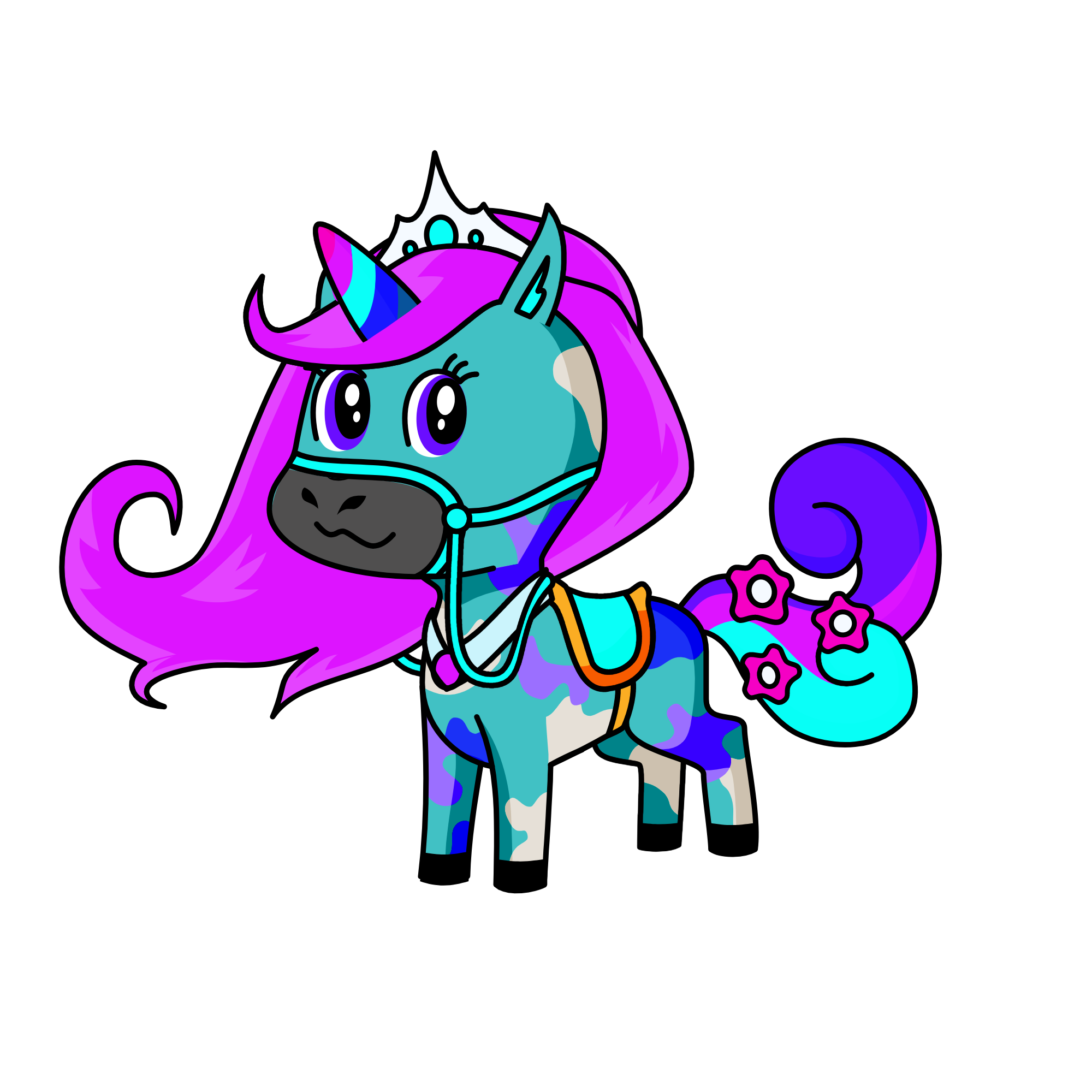 Crystil, the unicorn