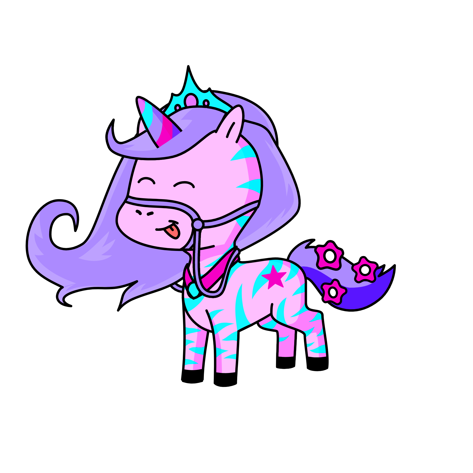 Cotton candy, the unicorn