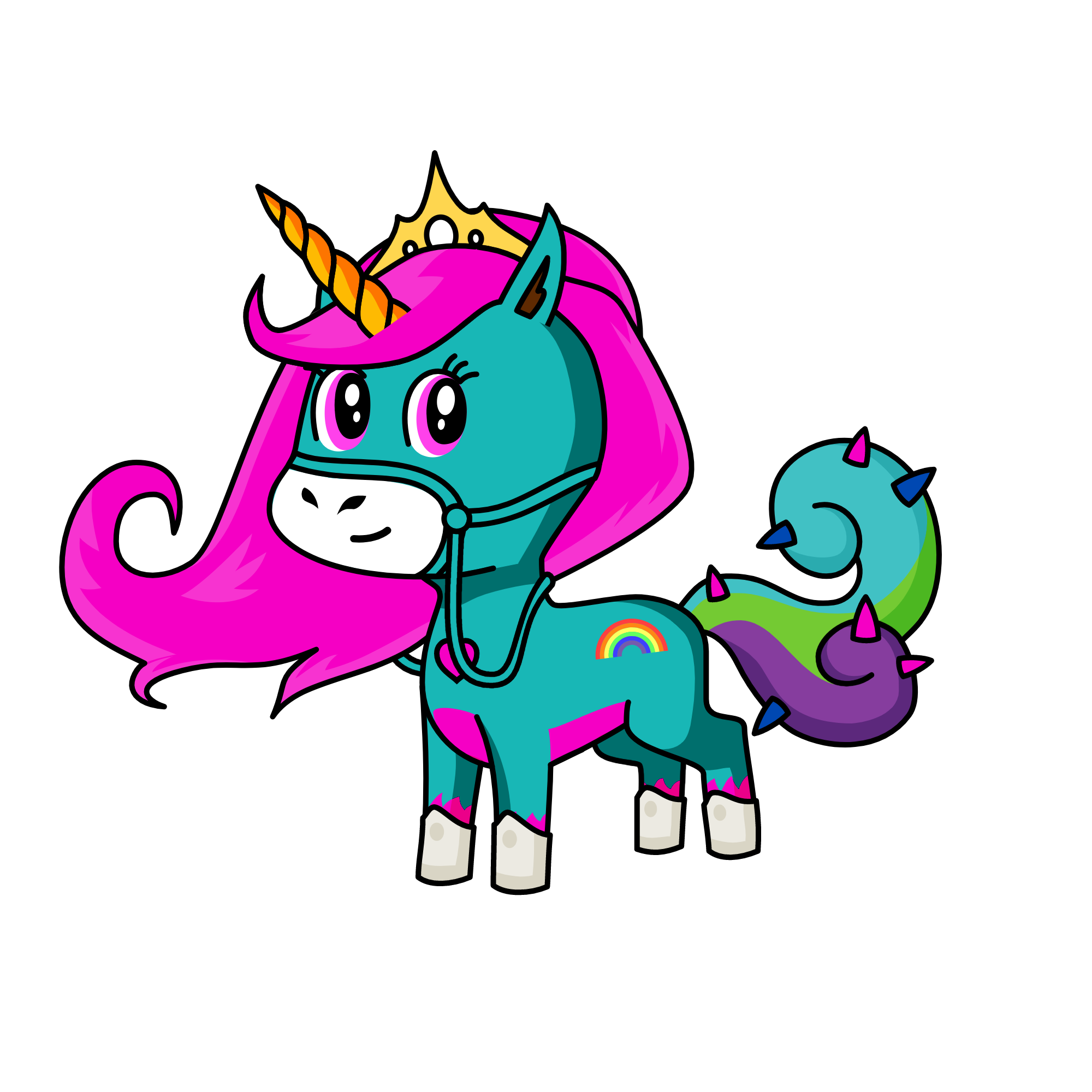 Tina Toppers, the unicorn