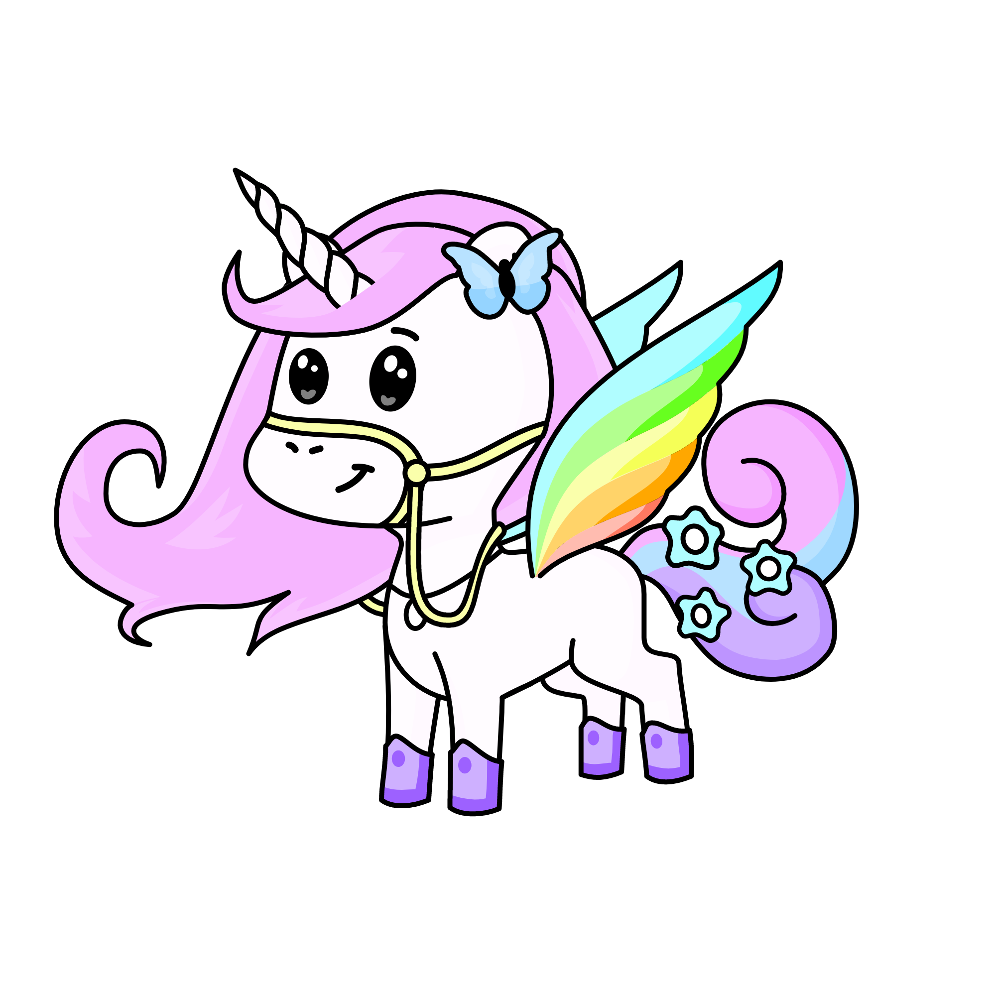Moment Pastela, the unicorn