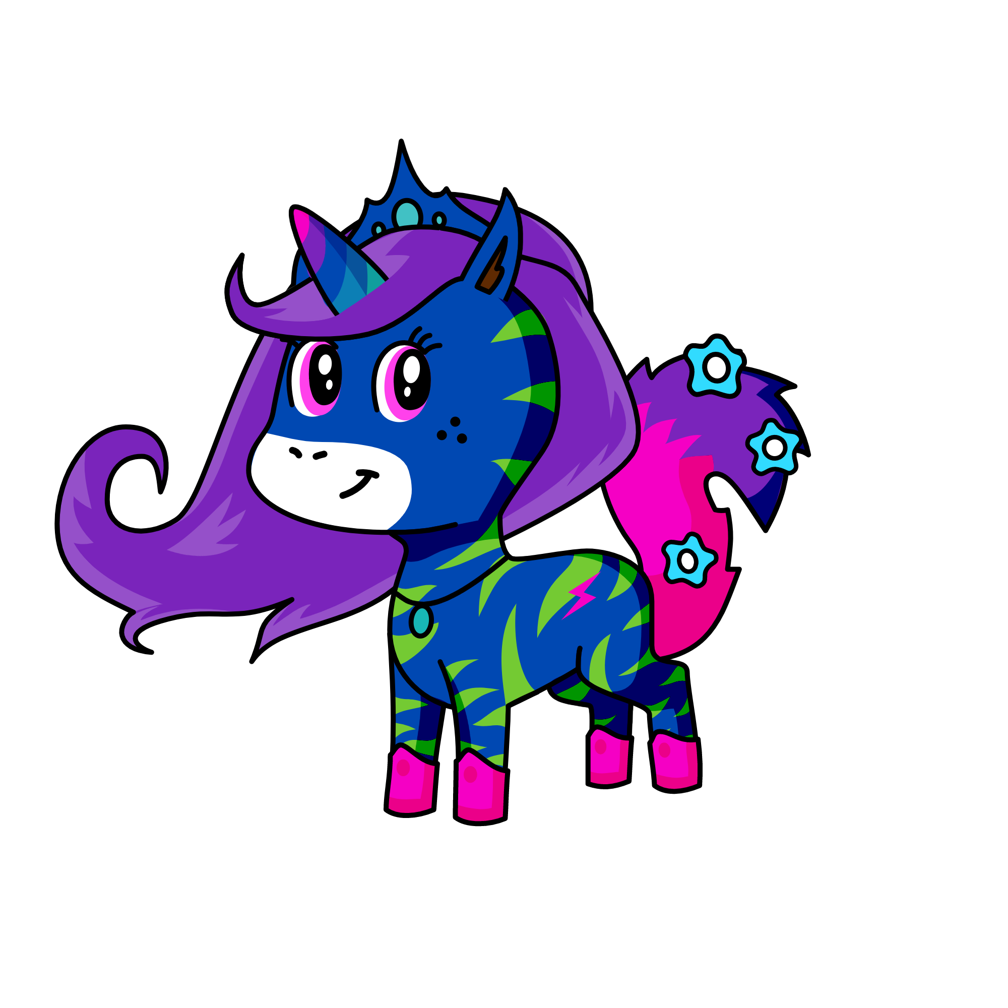 princess, the unicorn