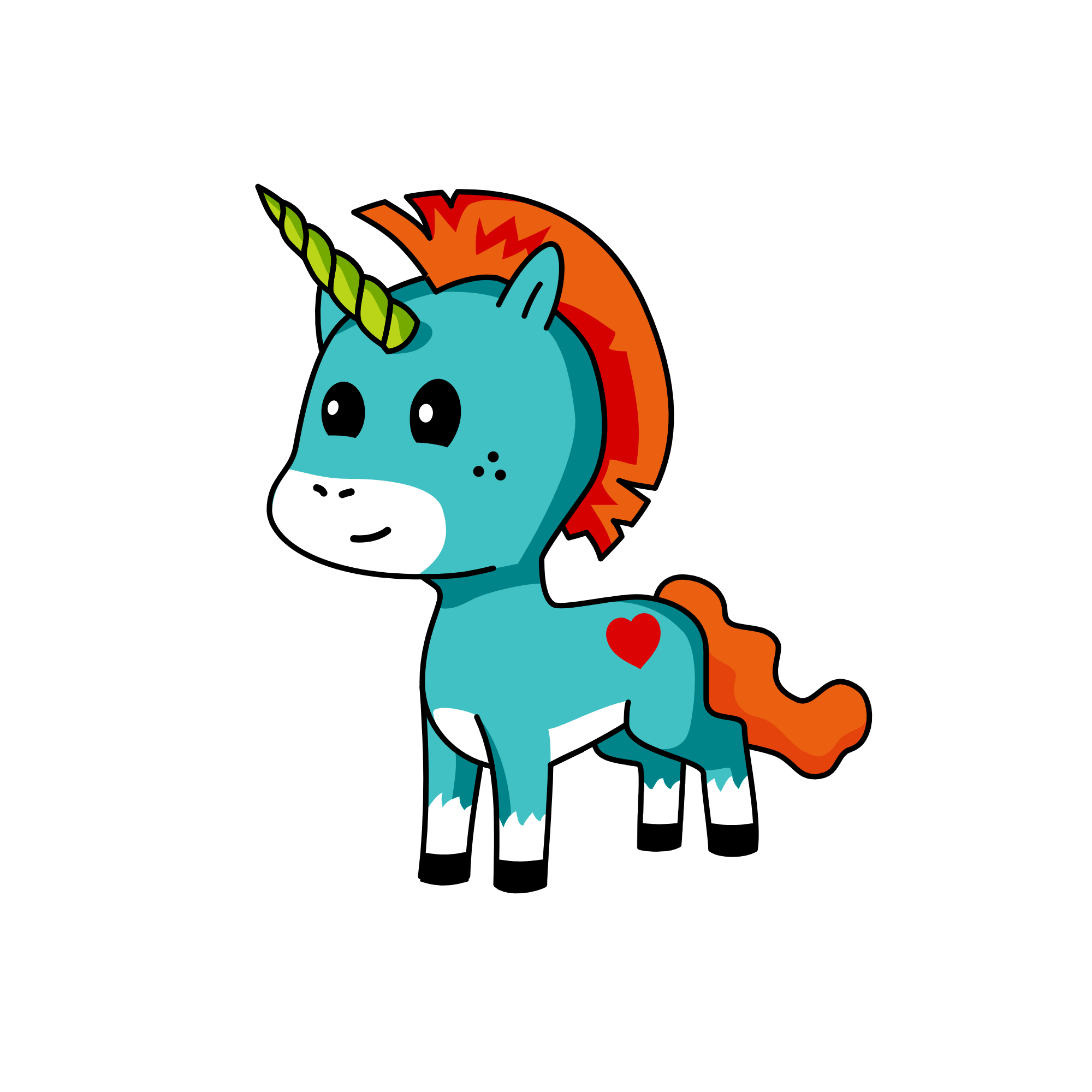 flash, the unicorn