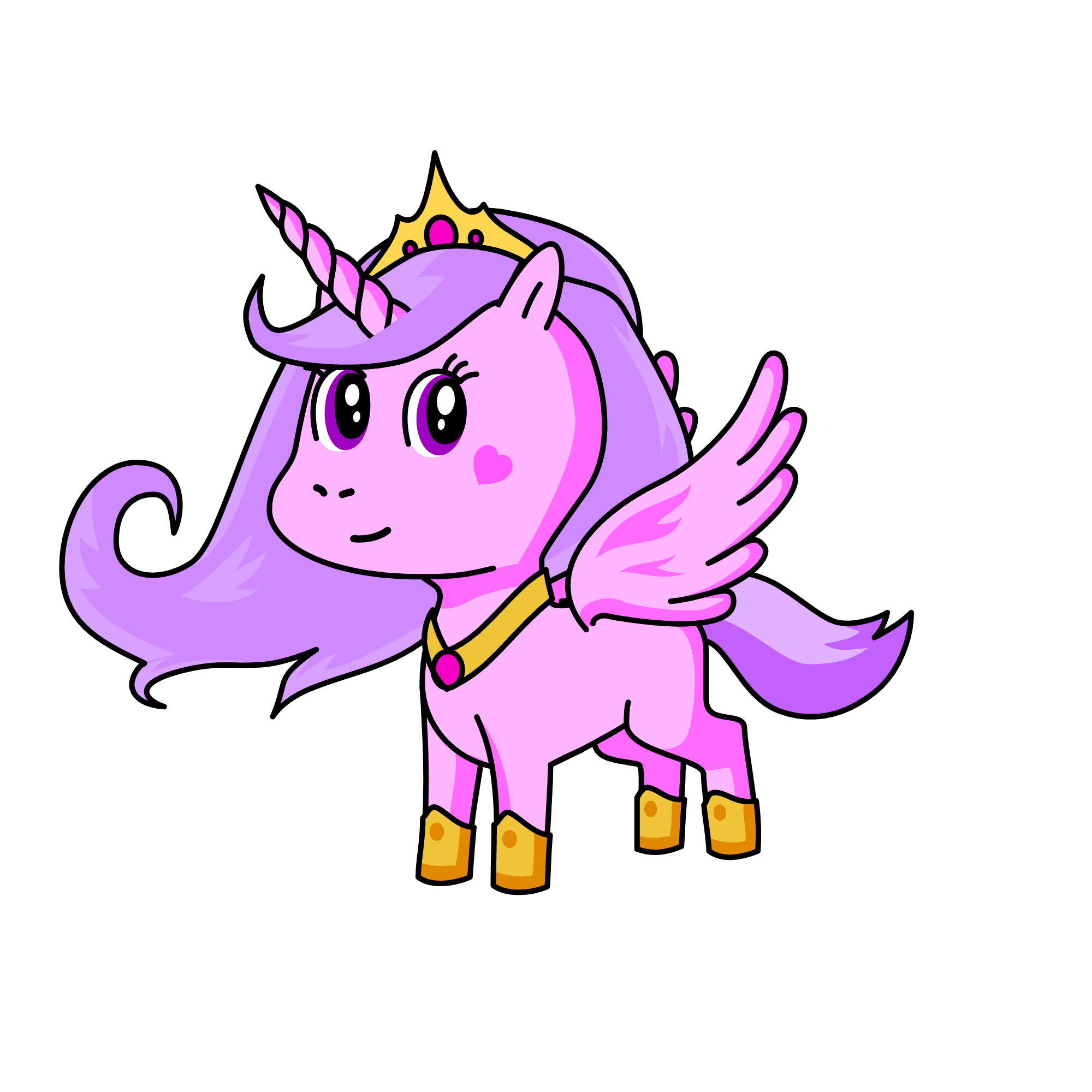 Princess Ava, the unicorn