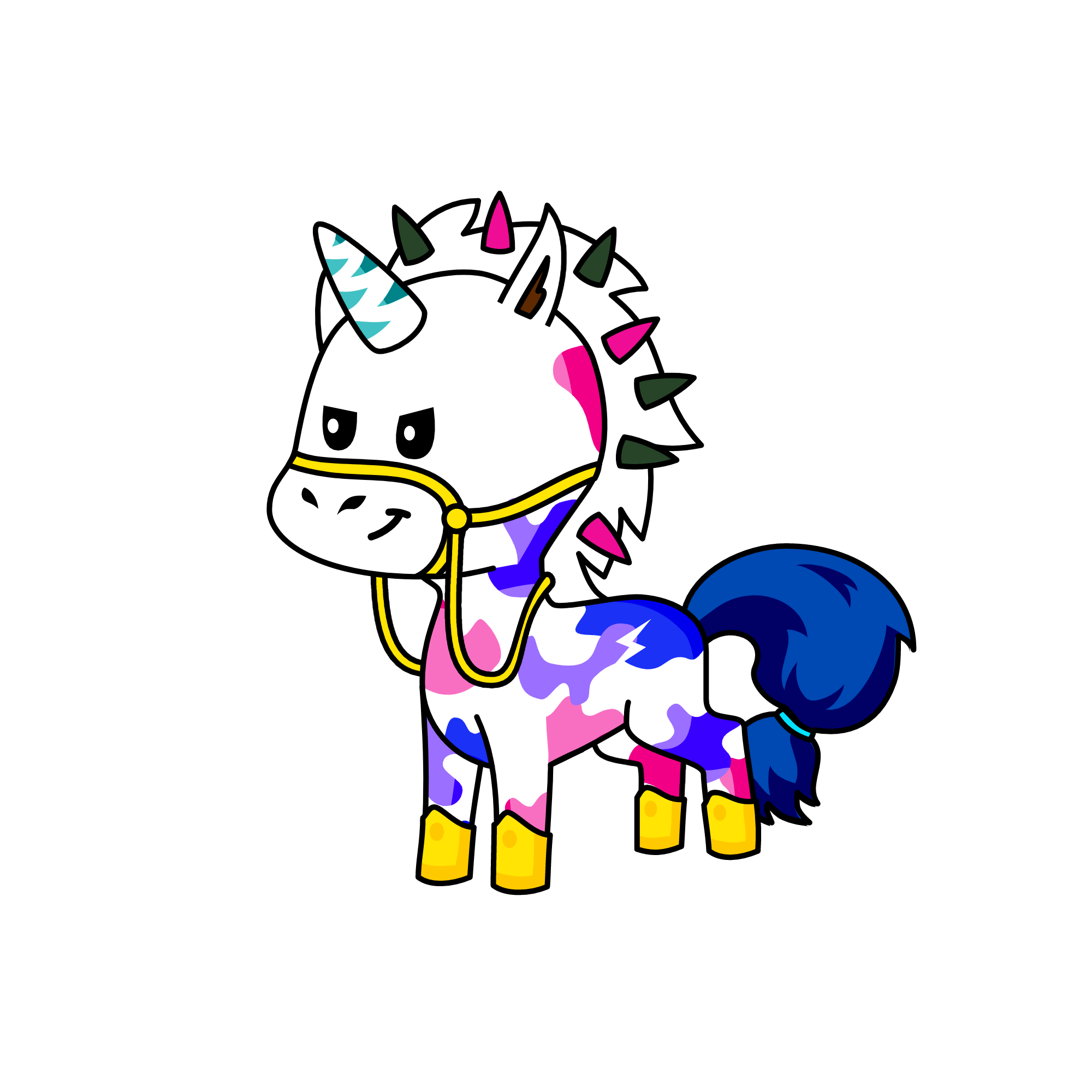 حصان جيشي, the unicorn