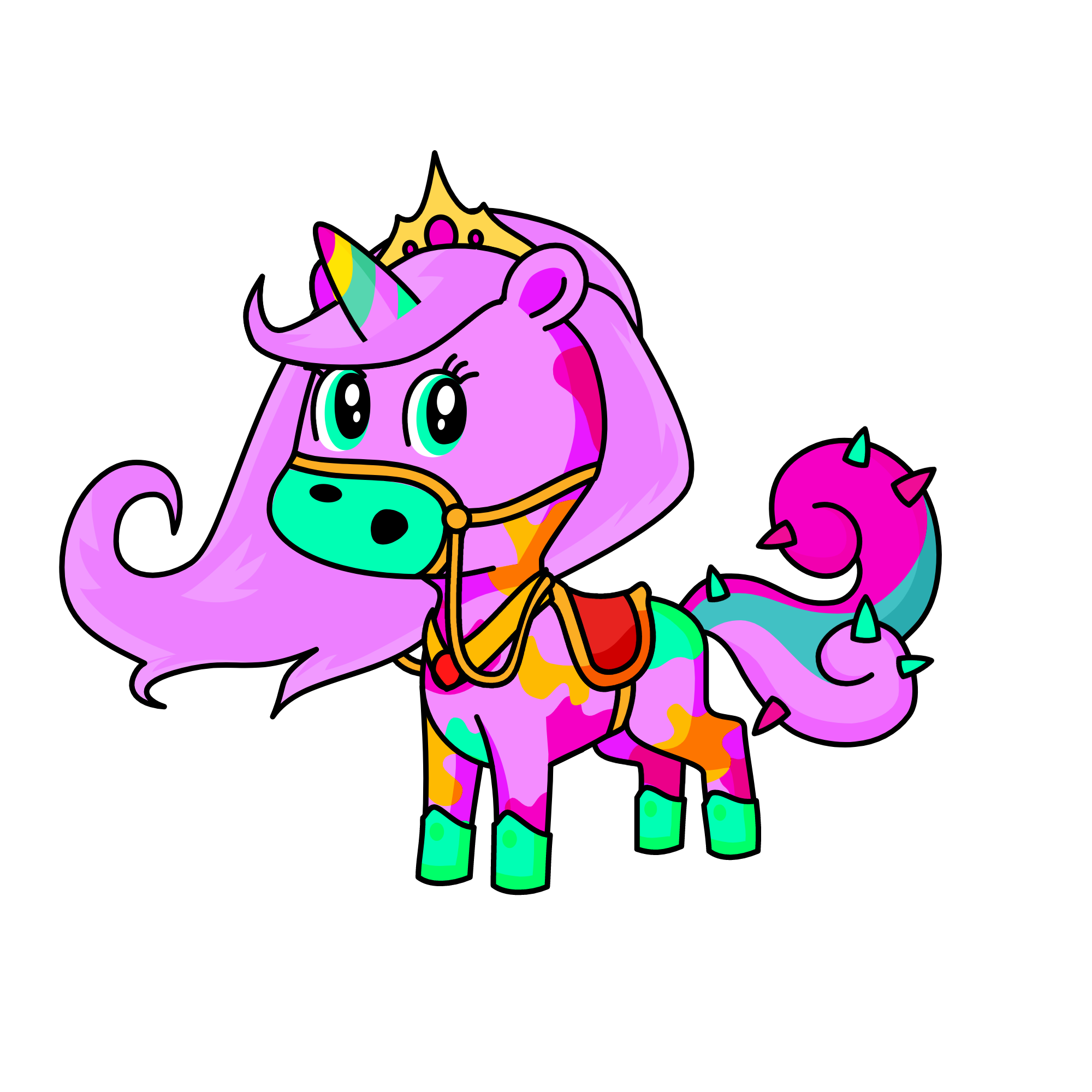 Snuffle Pop, the unicorn