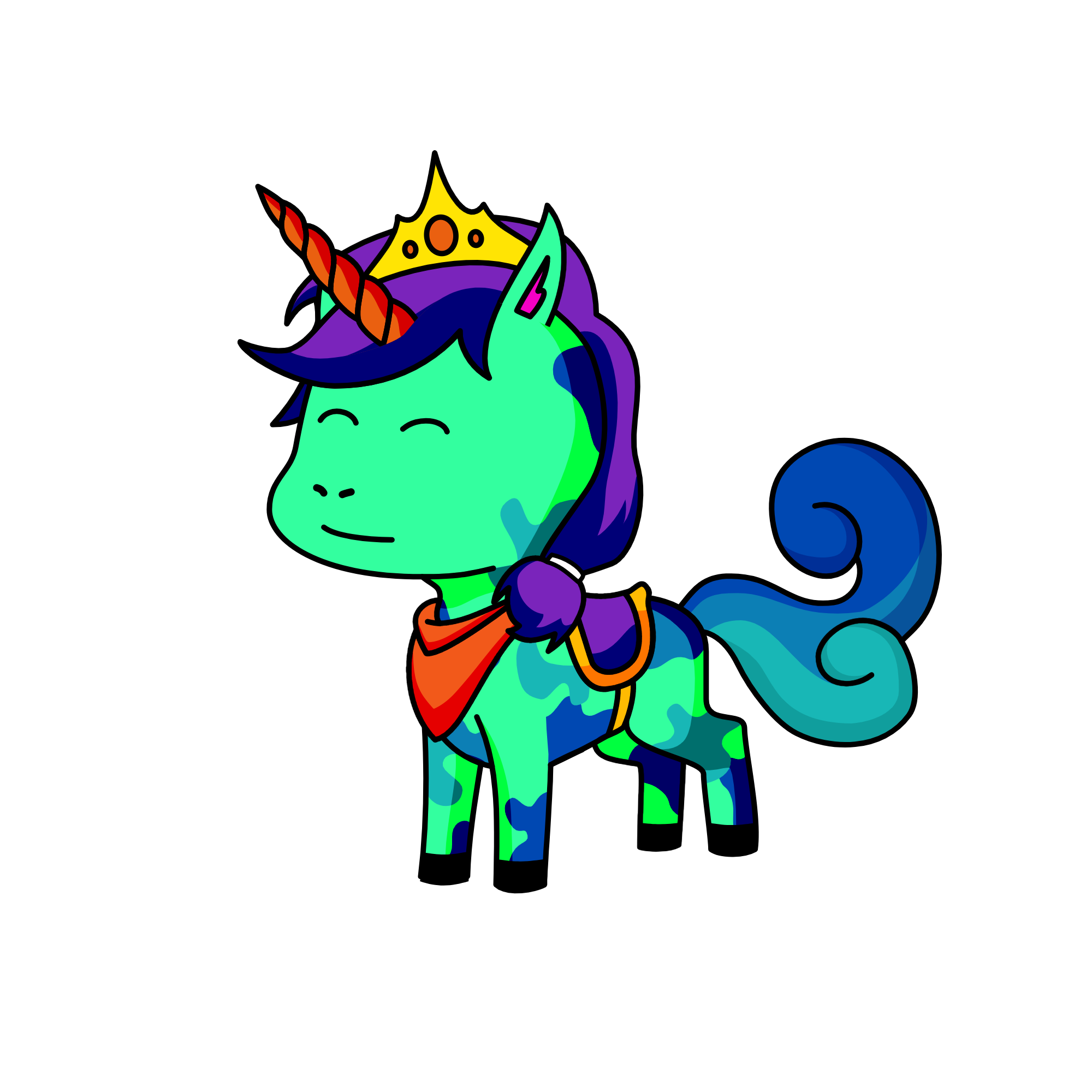 Shun.E., the unicorn