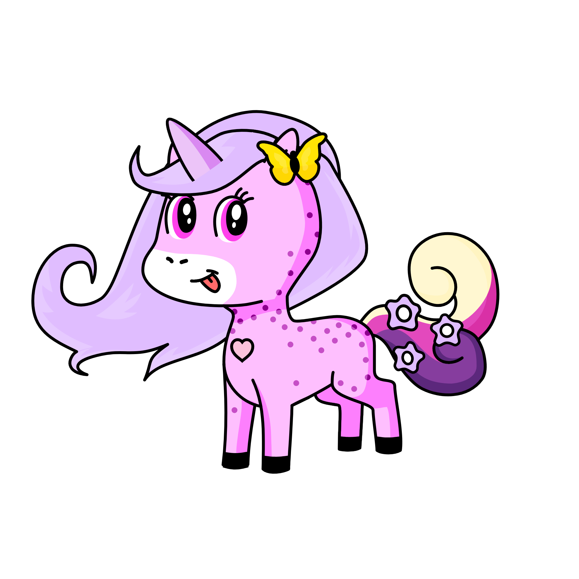 pinky, the unicorn