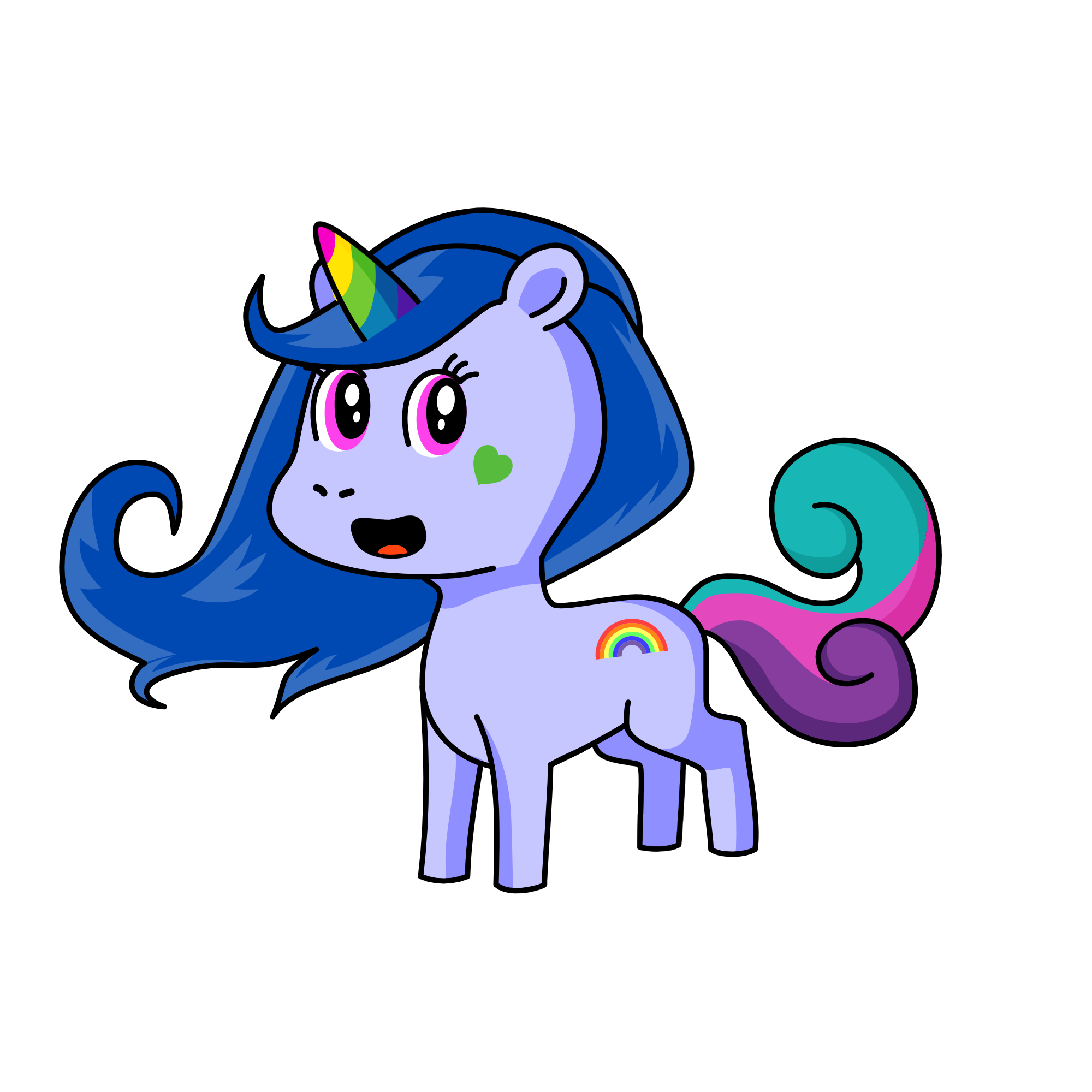 lily the unicorn , the unicorn