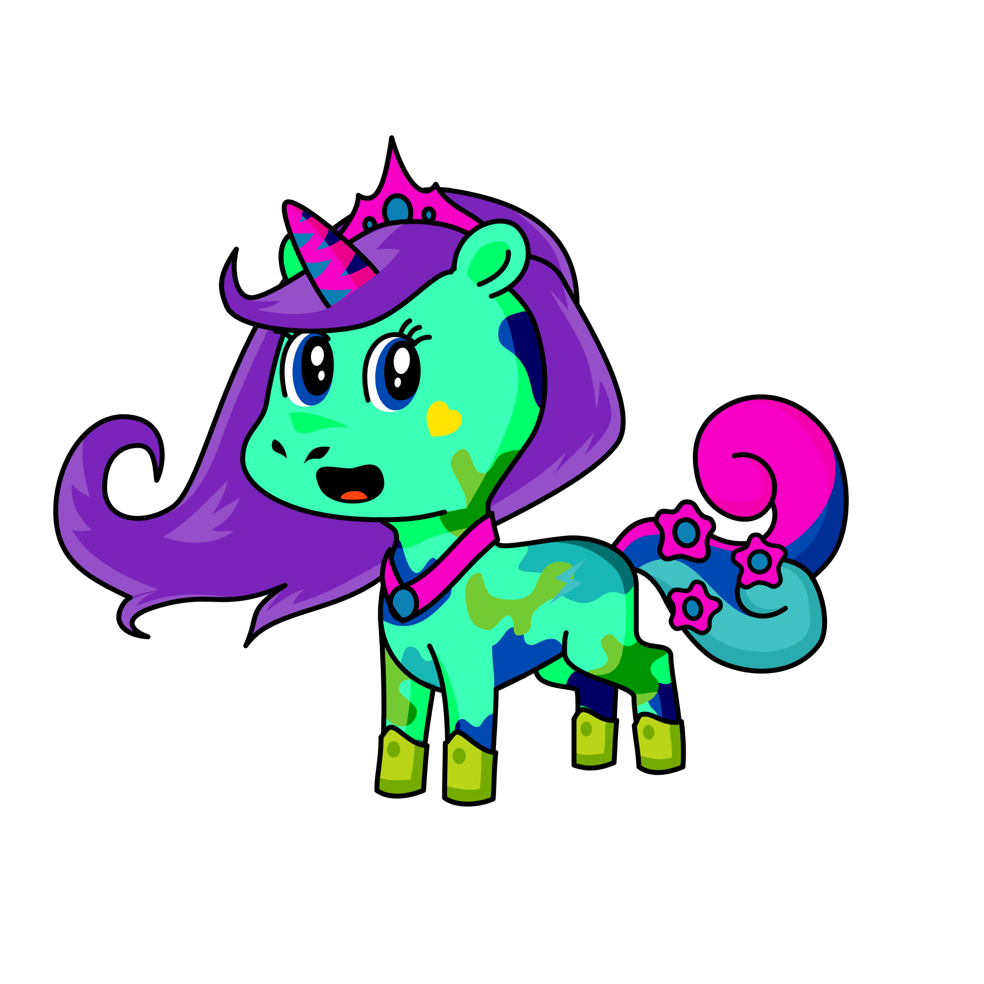 Iris, the unicorn