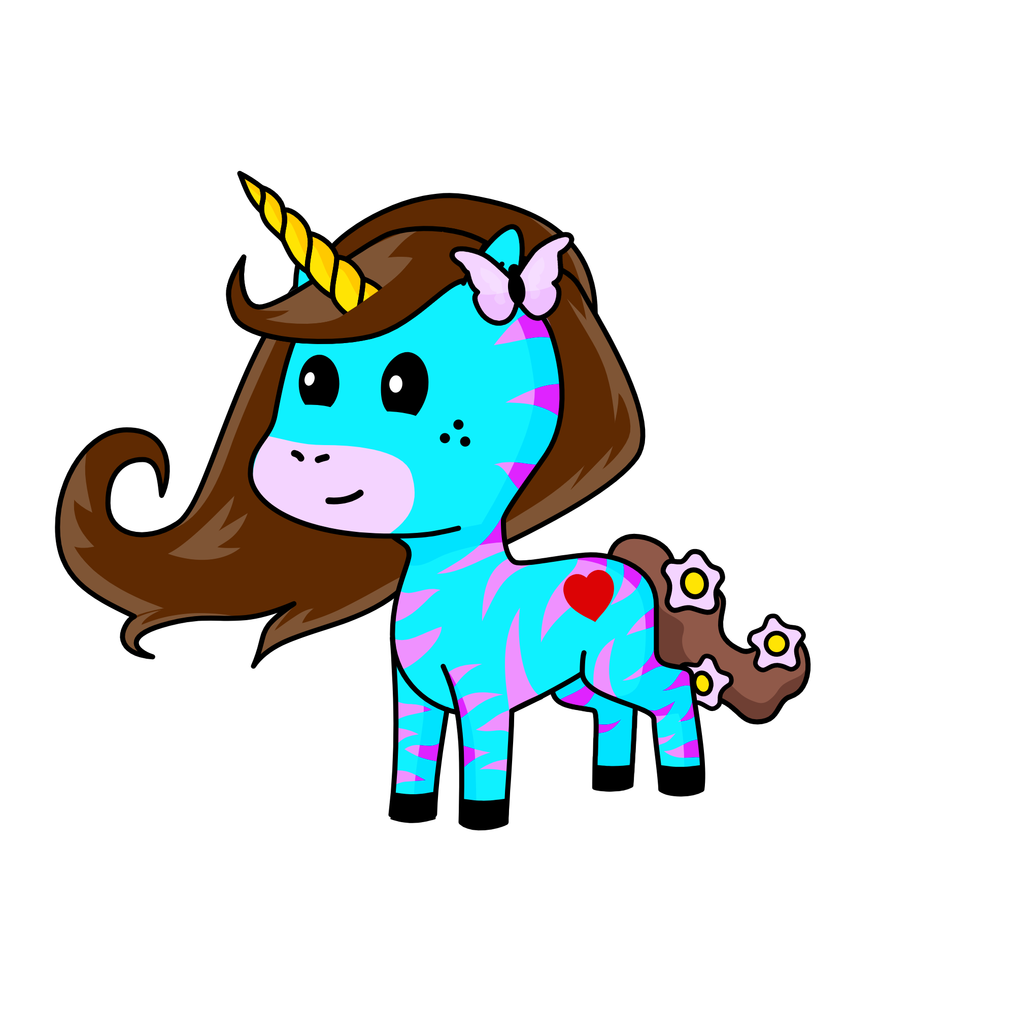 Cotton candy, the unicorn
