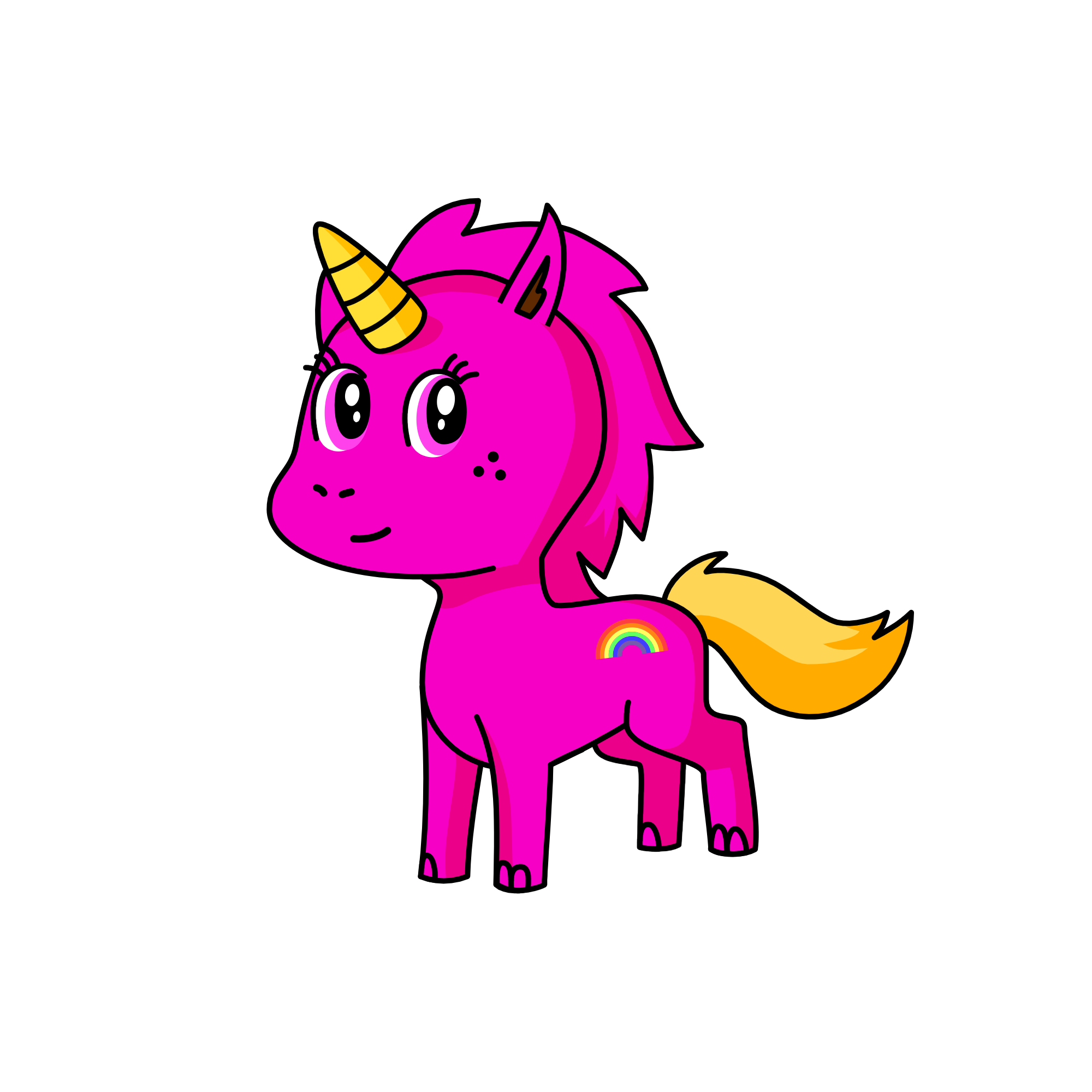 رتل تنزل , the unicorn