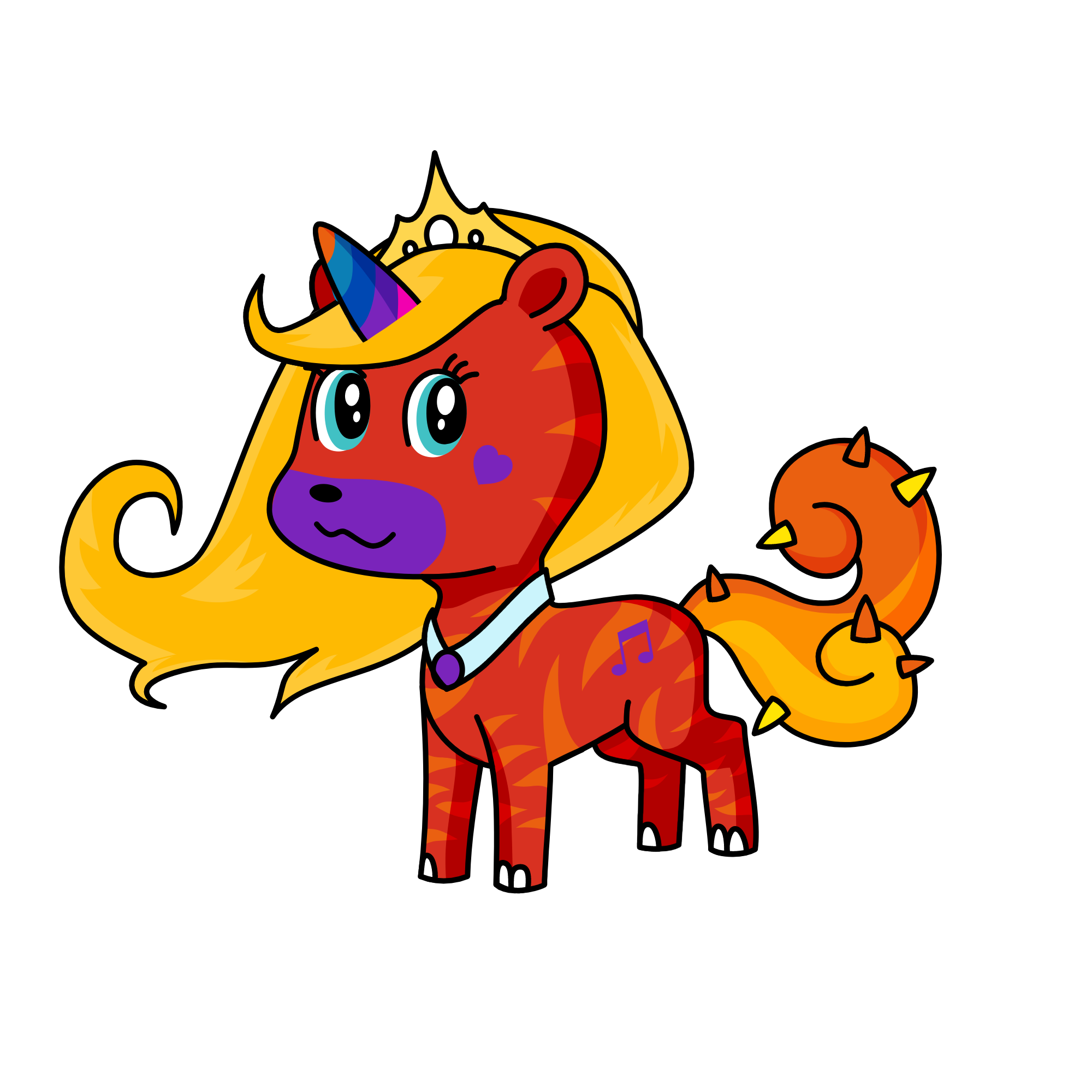 fire, the unicorn