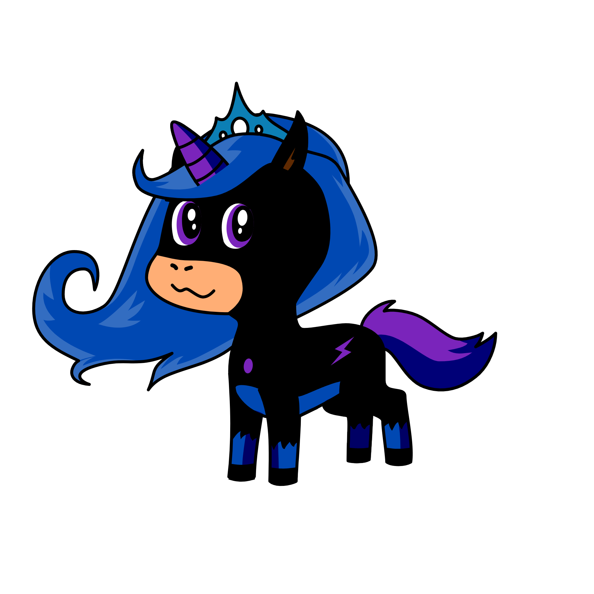 Moonlight, the unicorn