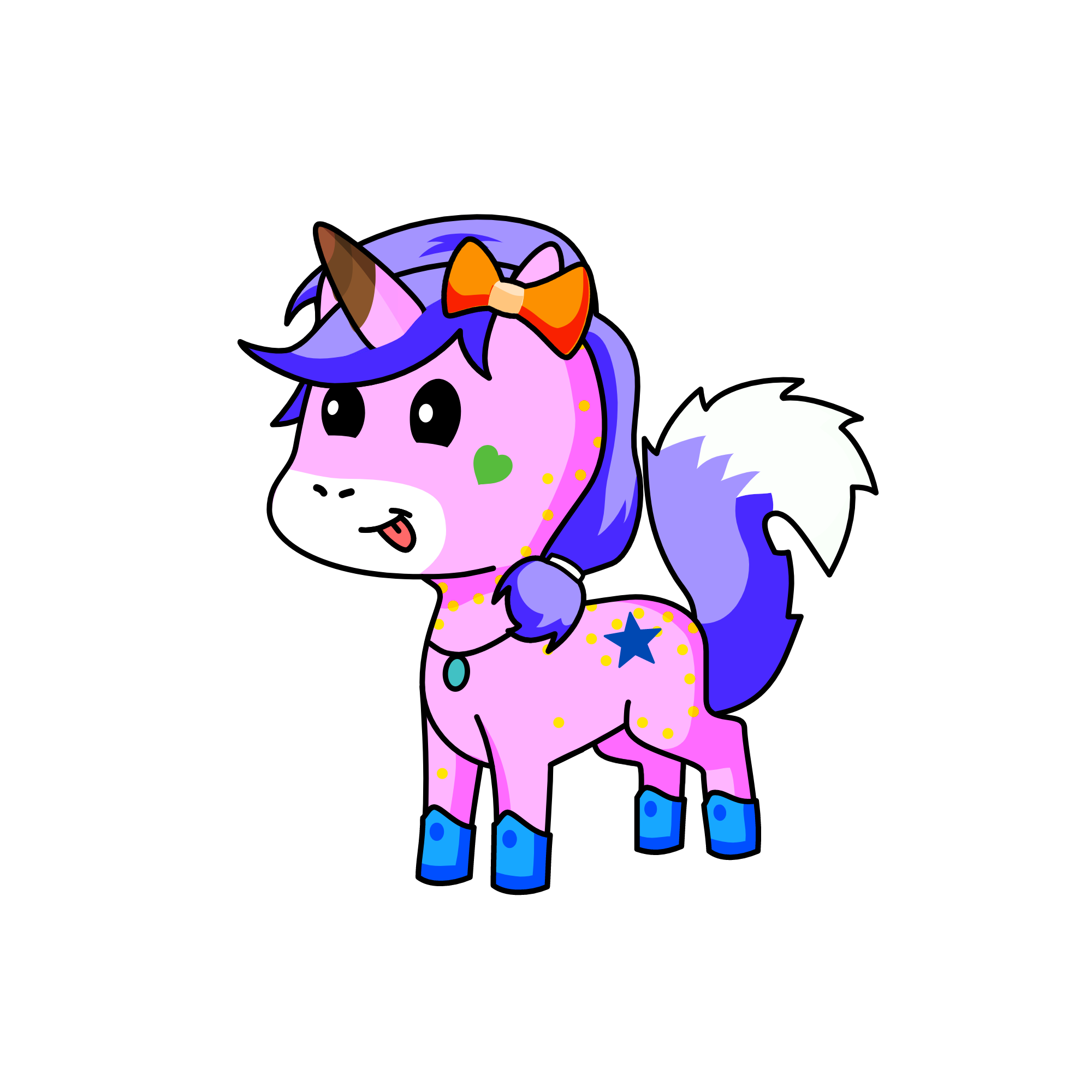 candy, the unicorn