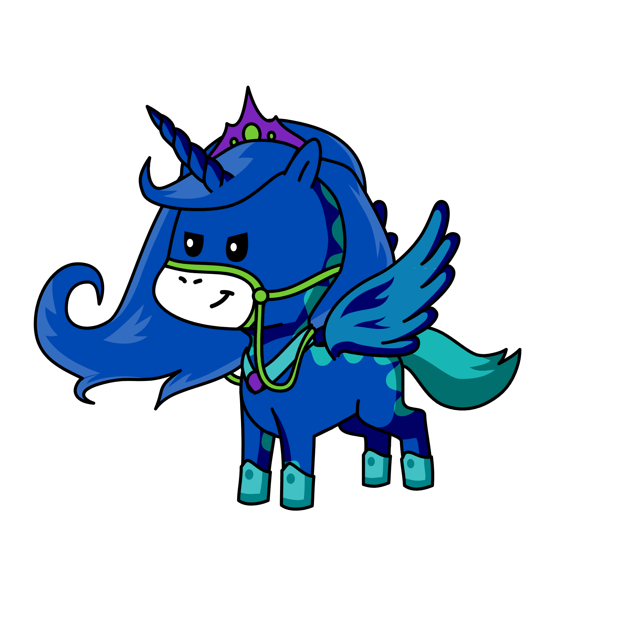 NIGHTMAREMOON, the unicorn