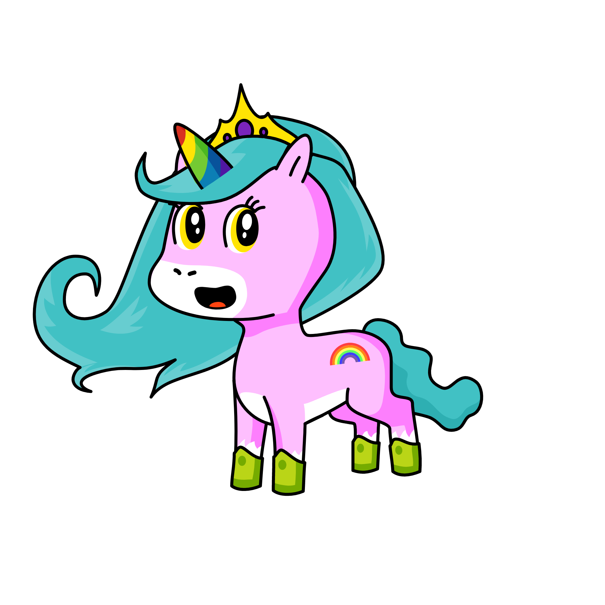 rainbow, the unicorn