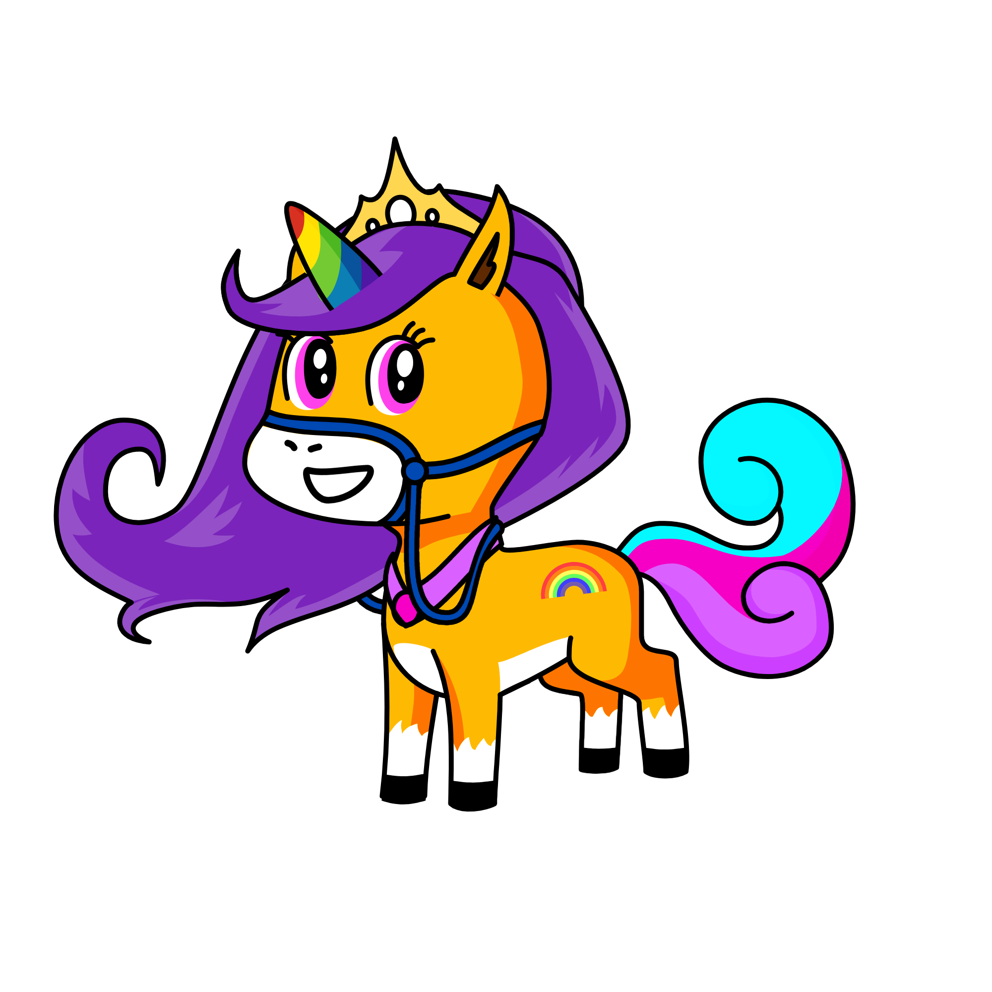 Saphire, the unicorn
