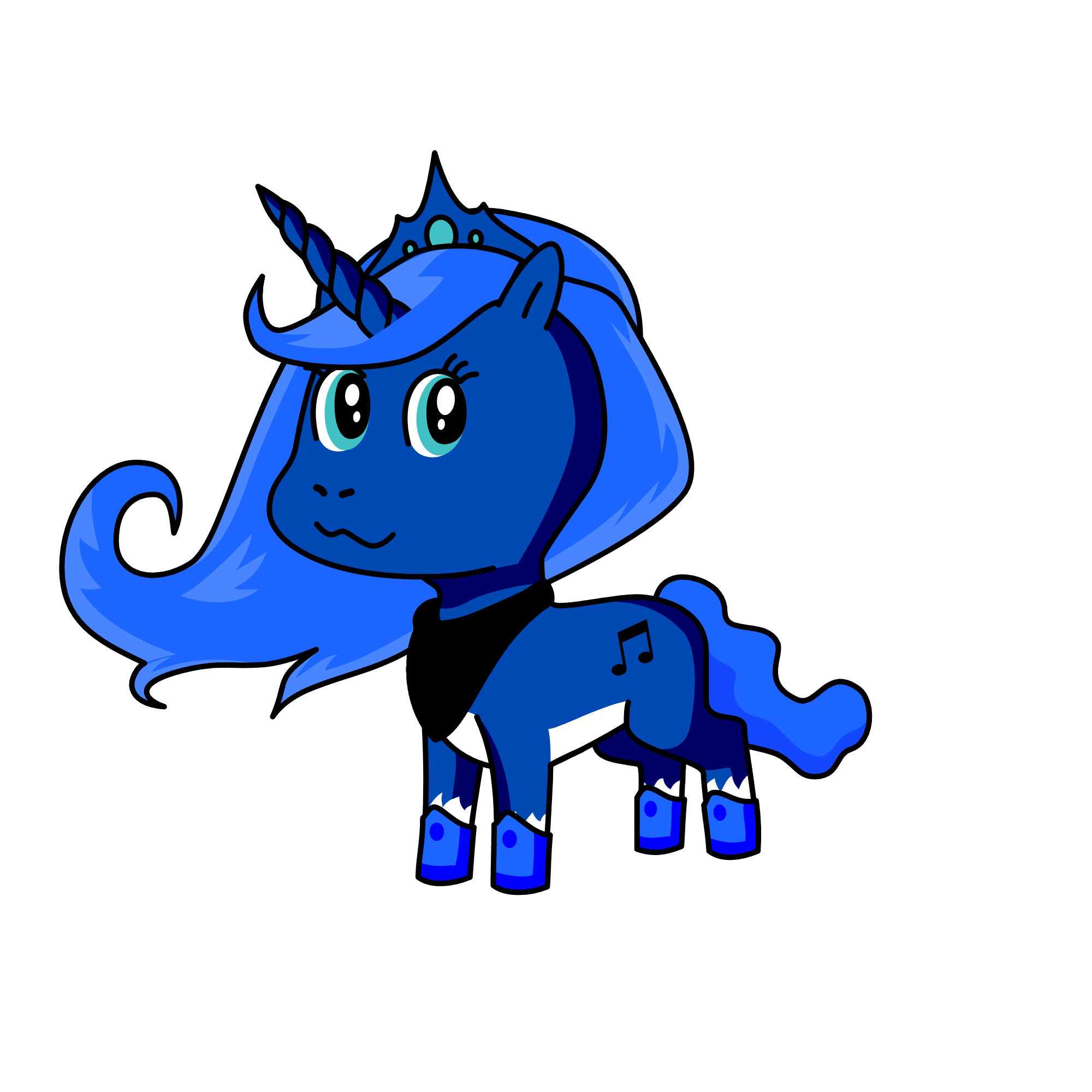 Princess Luna, the unicorn