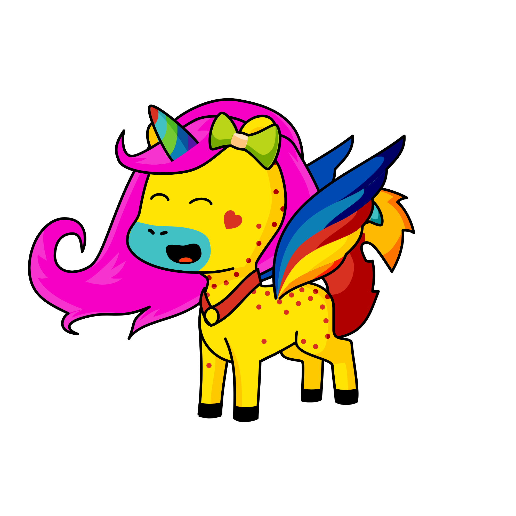pinki, the unicorn