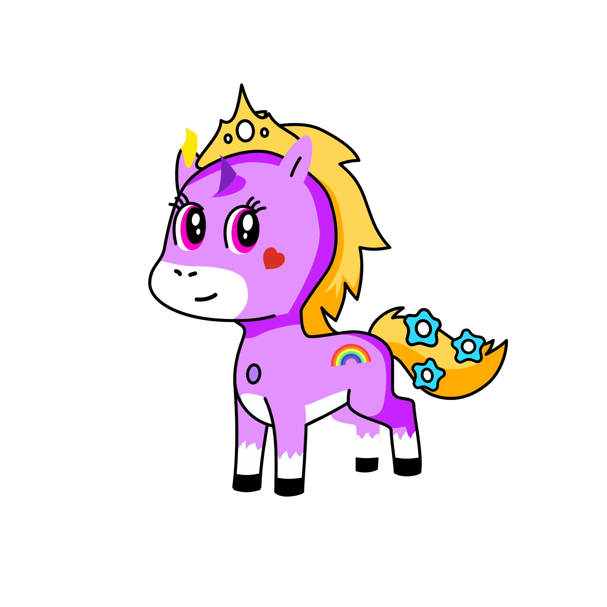 BABY UNICORN, the unicorn