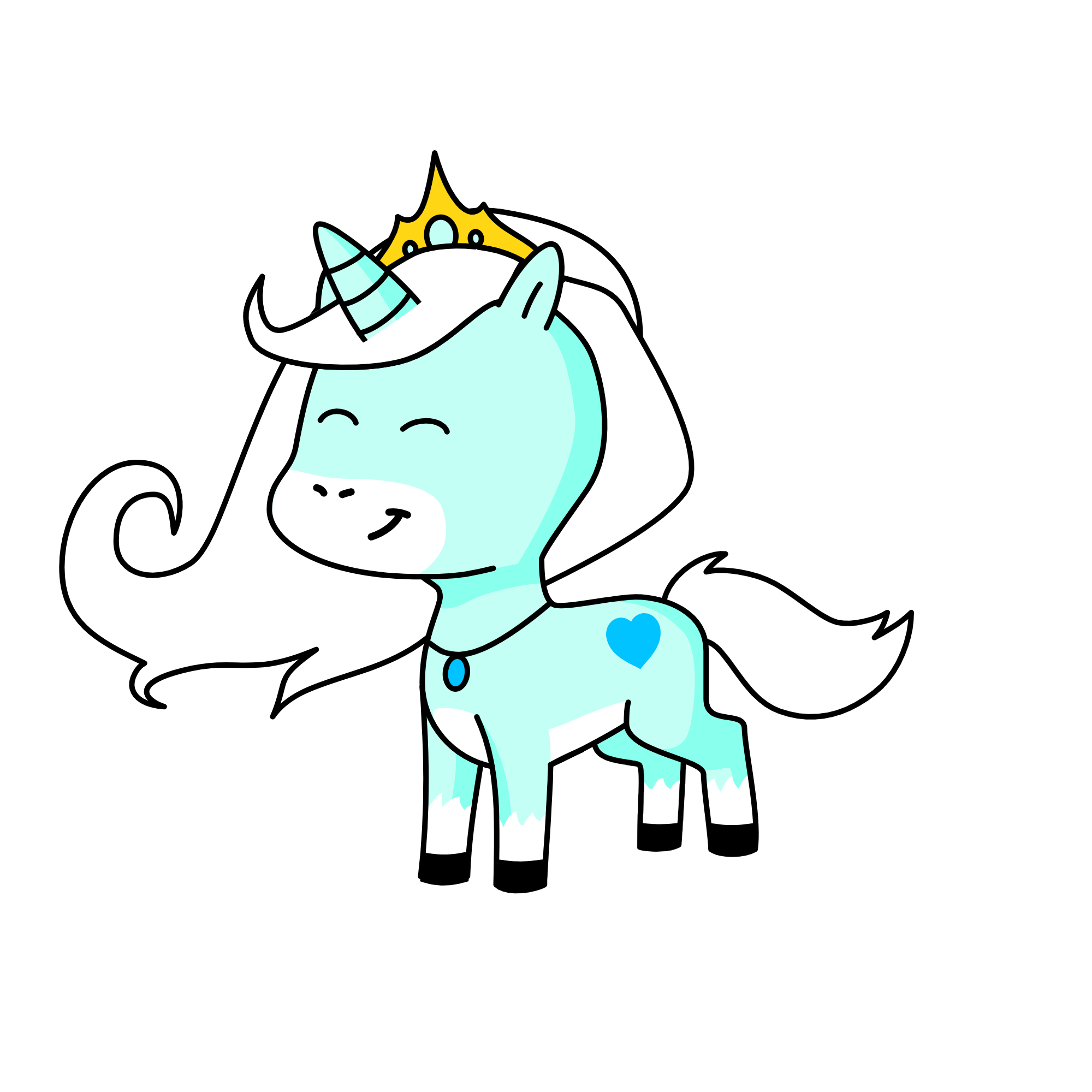 Snowfall, the unicorn