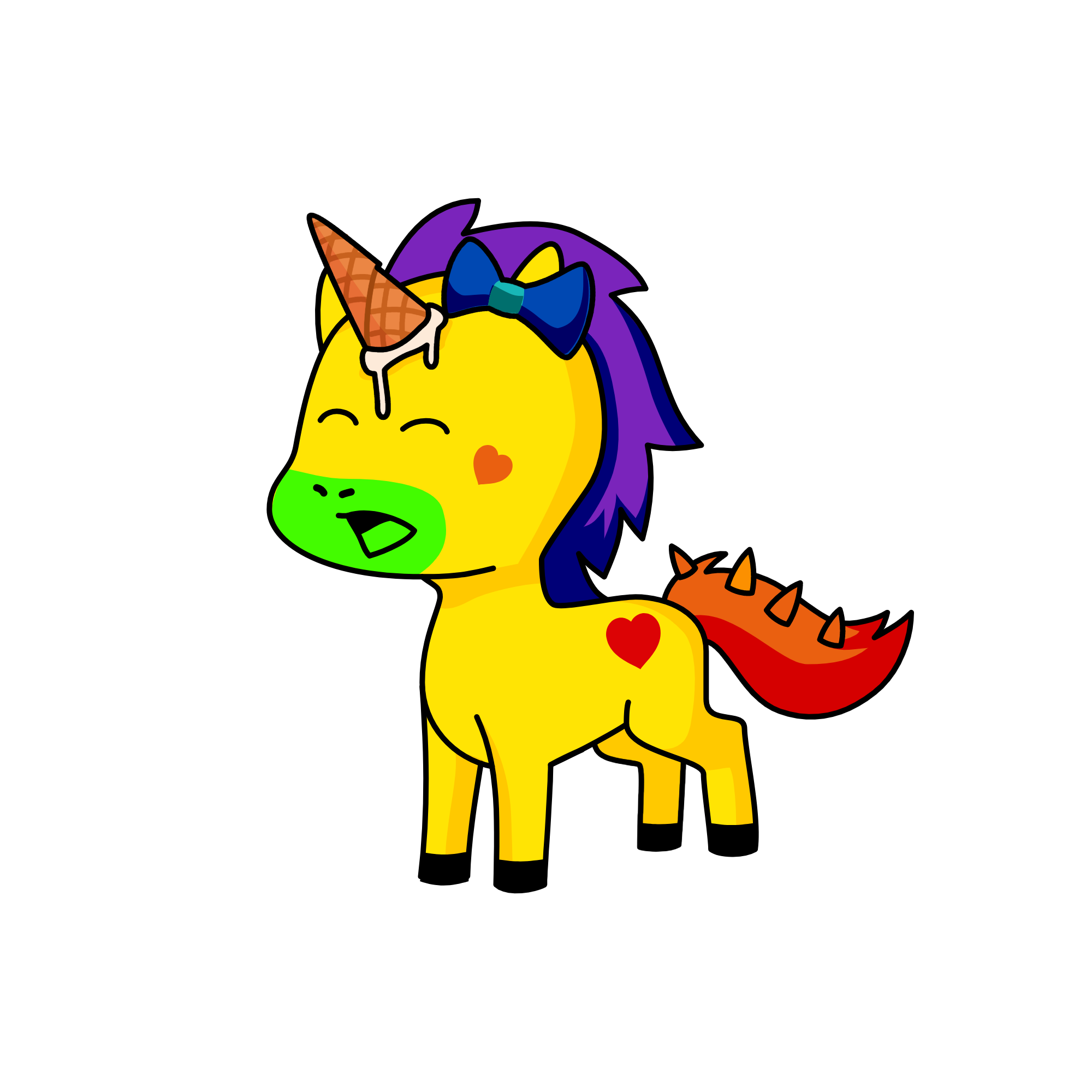 d, the unicorn