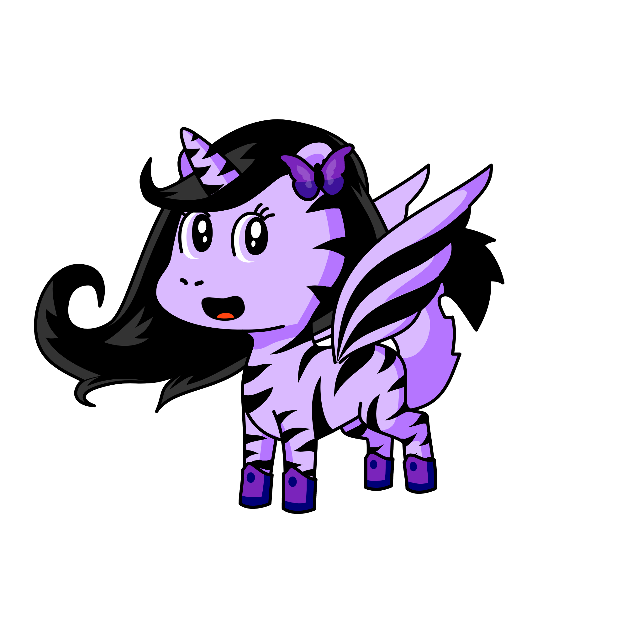 Tigresa purpel, the unicorn