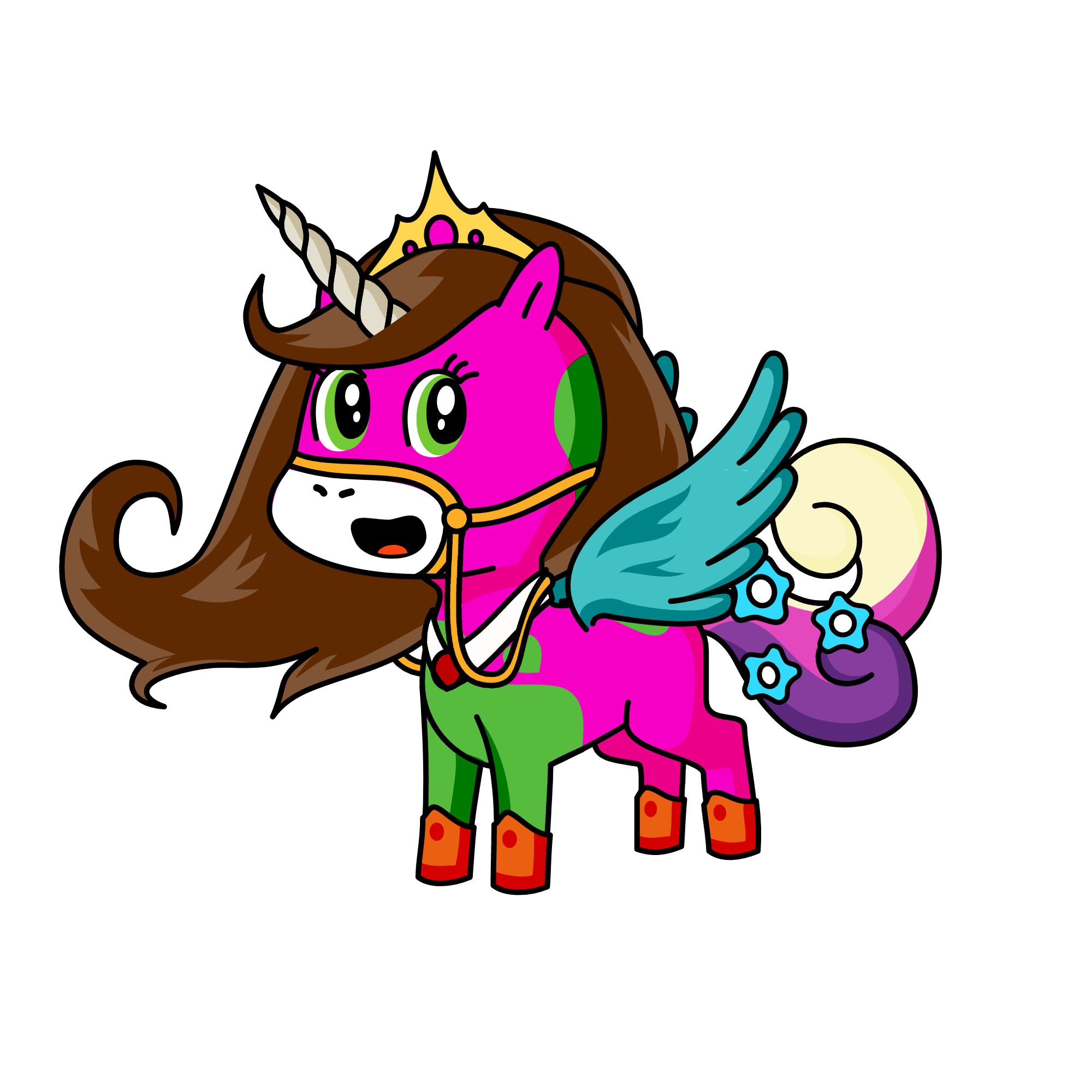 lady alada, the unicorn