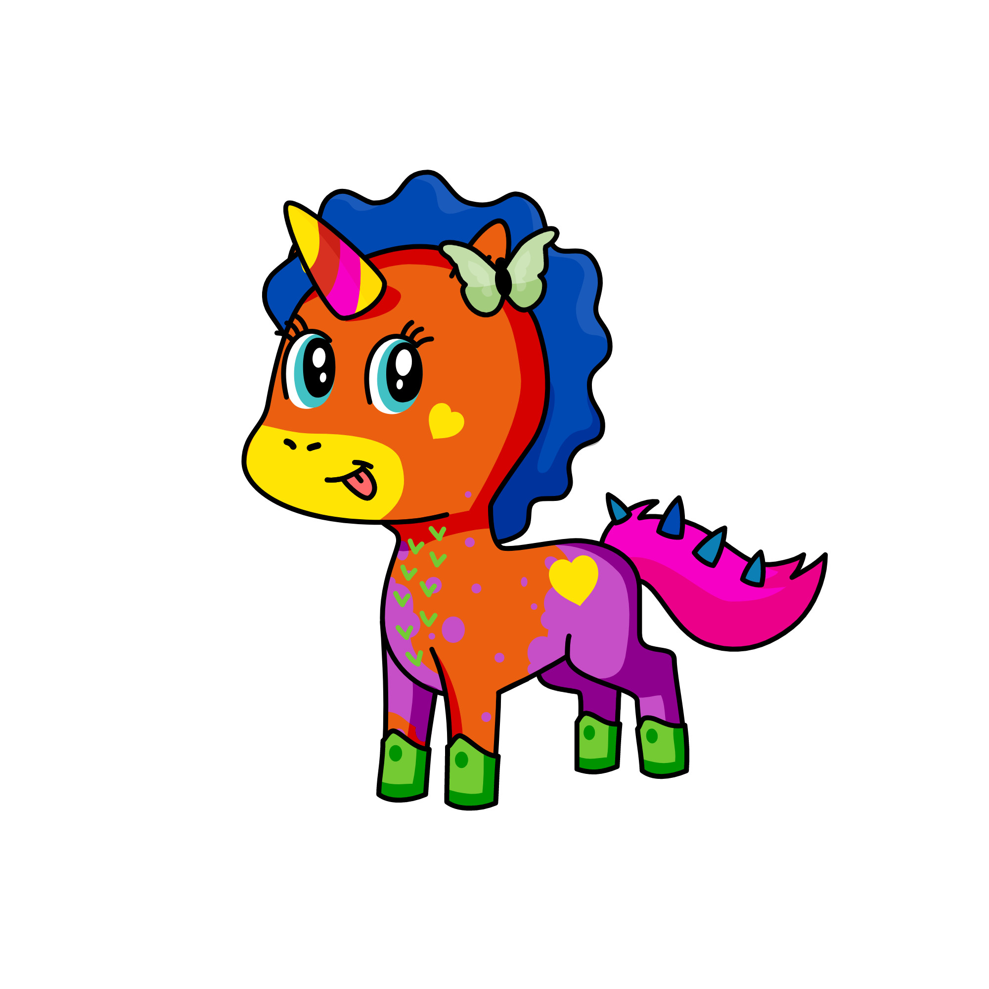 poo poo, the unicorn