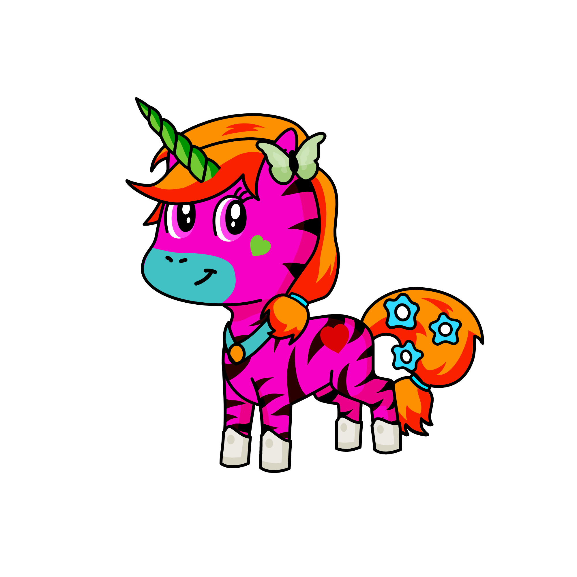 pinky, the unicorn